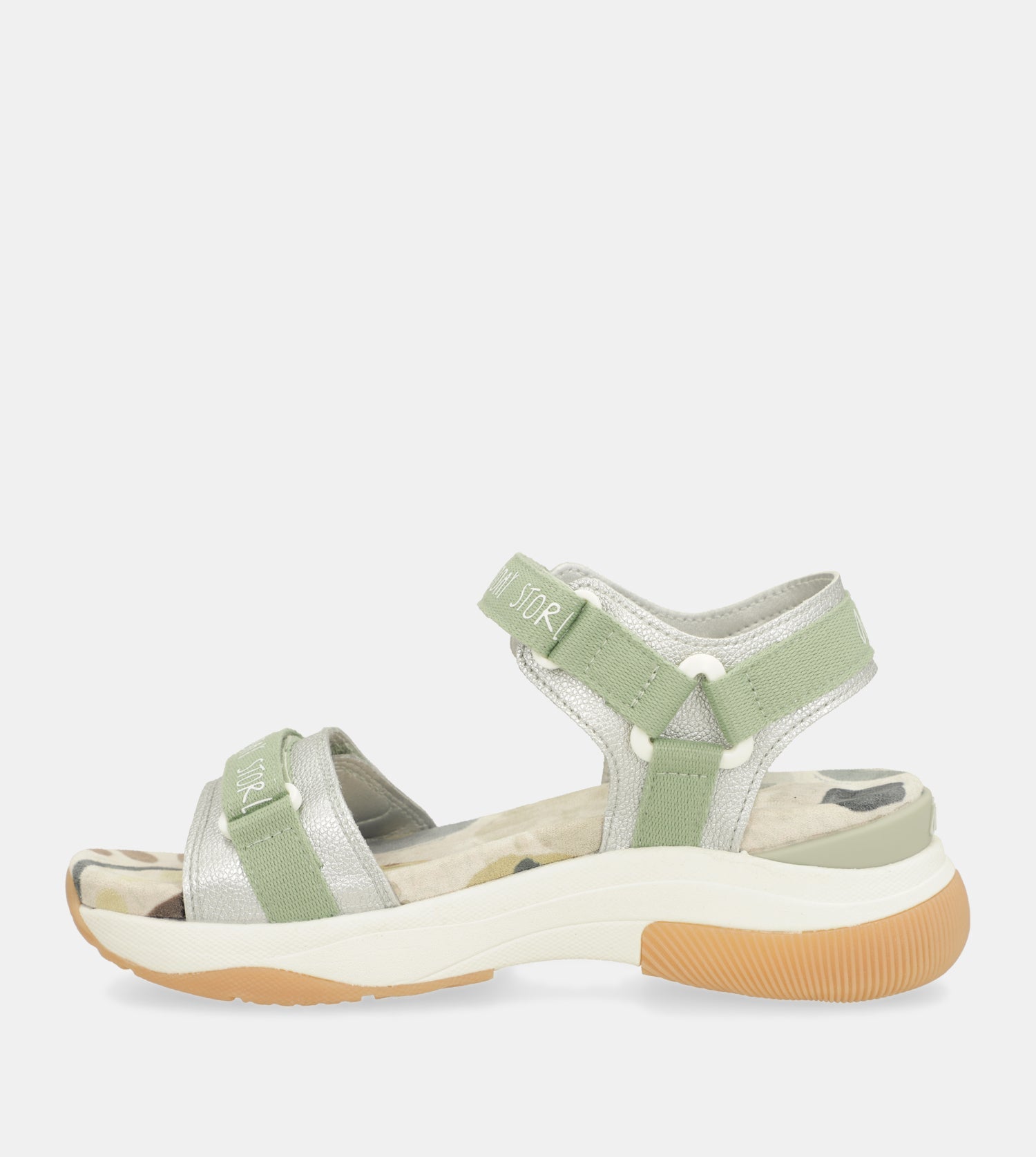 Grüne Sportsandalen