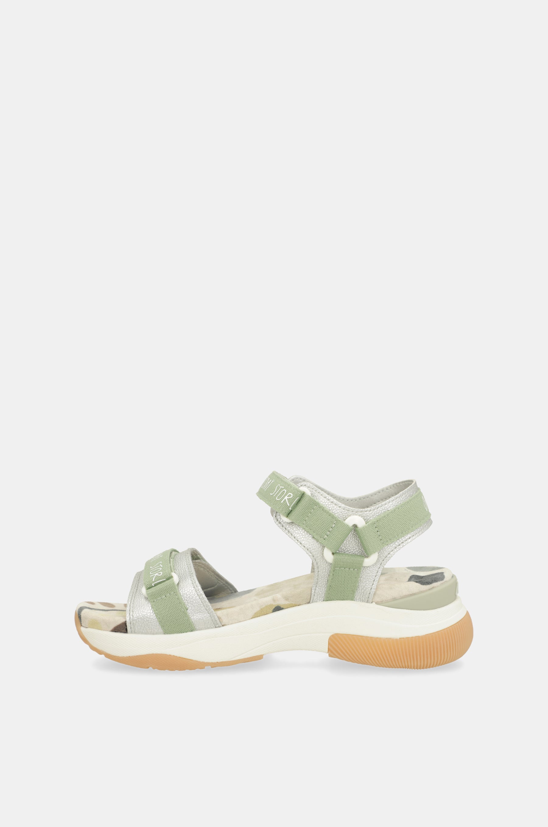Grüne Sportsandalen