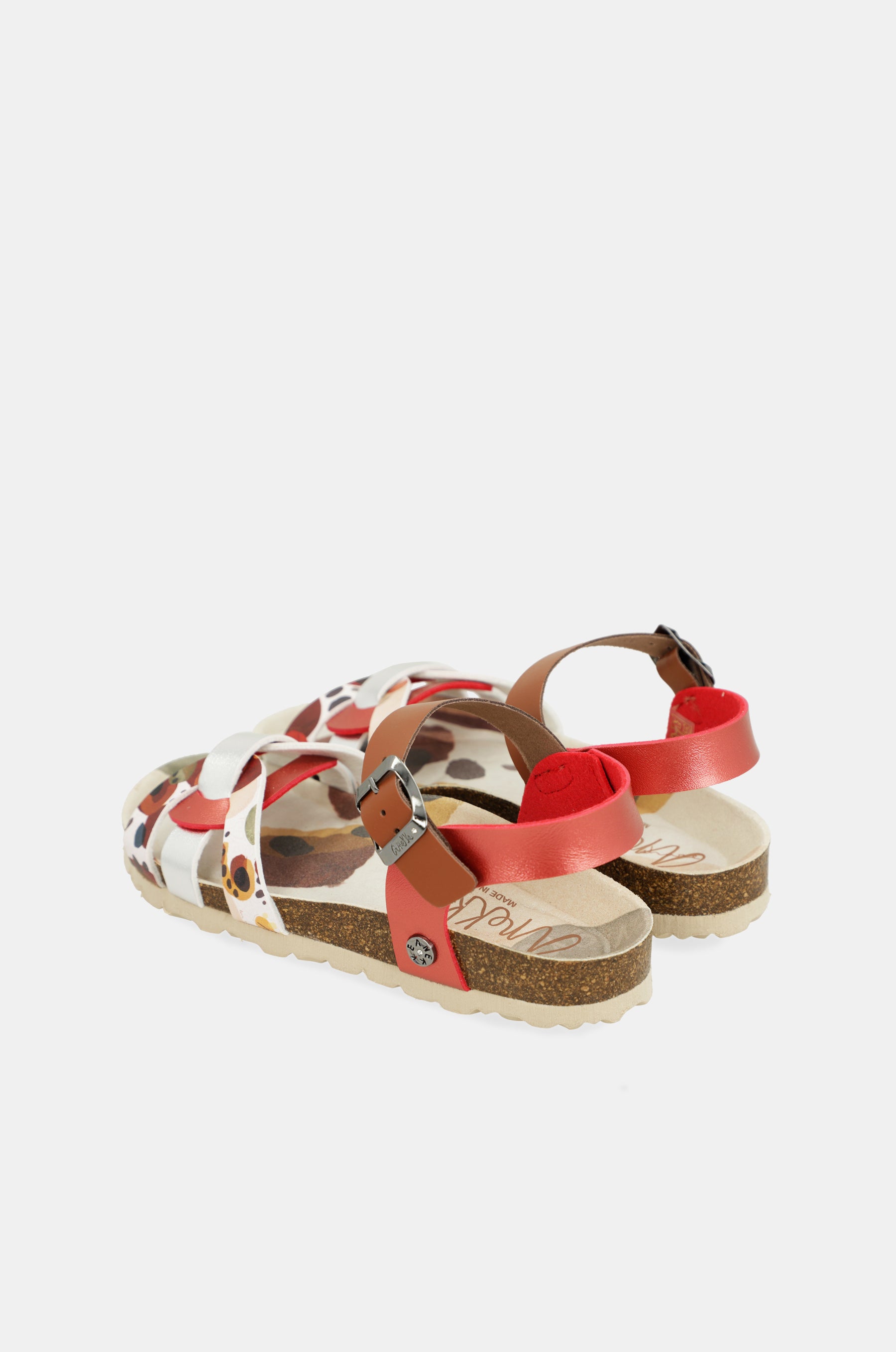 Alma rote Sandalen mit Riemchen