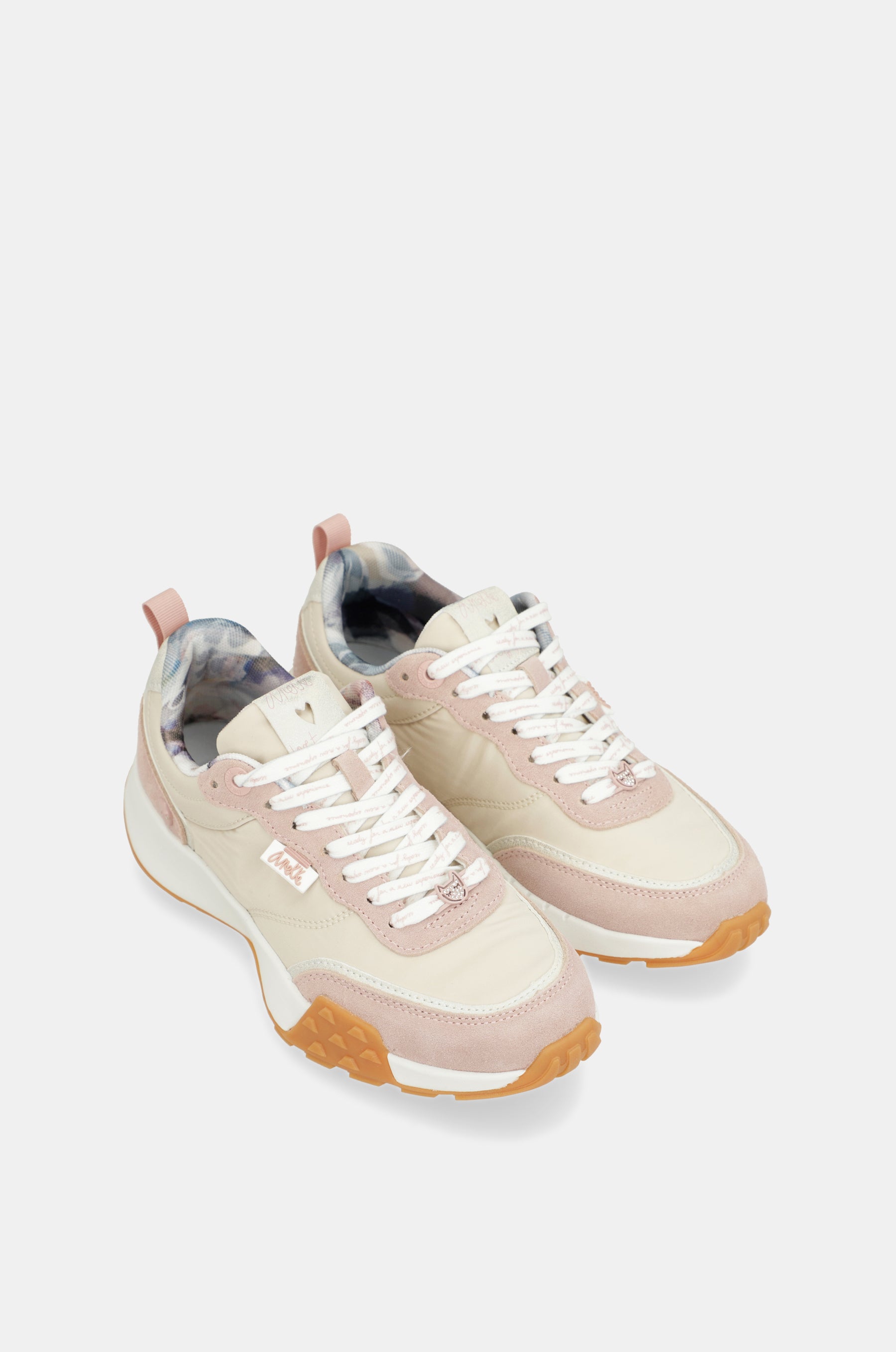 Rosa Retro-Sneakers