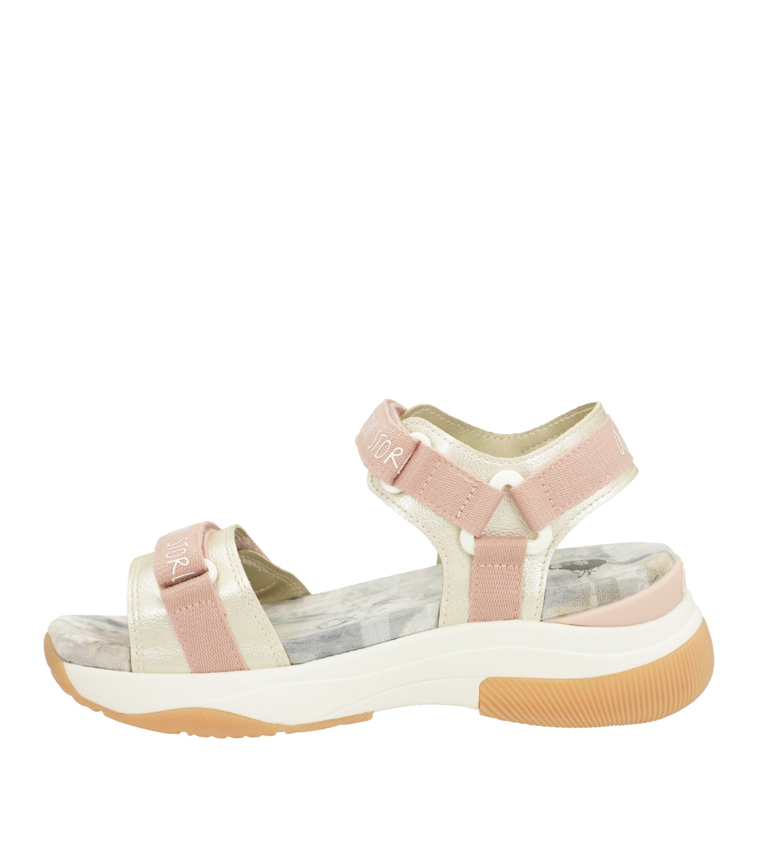 Pinkfarbene Sportsandalen