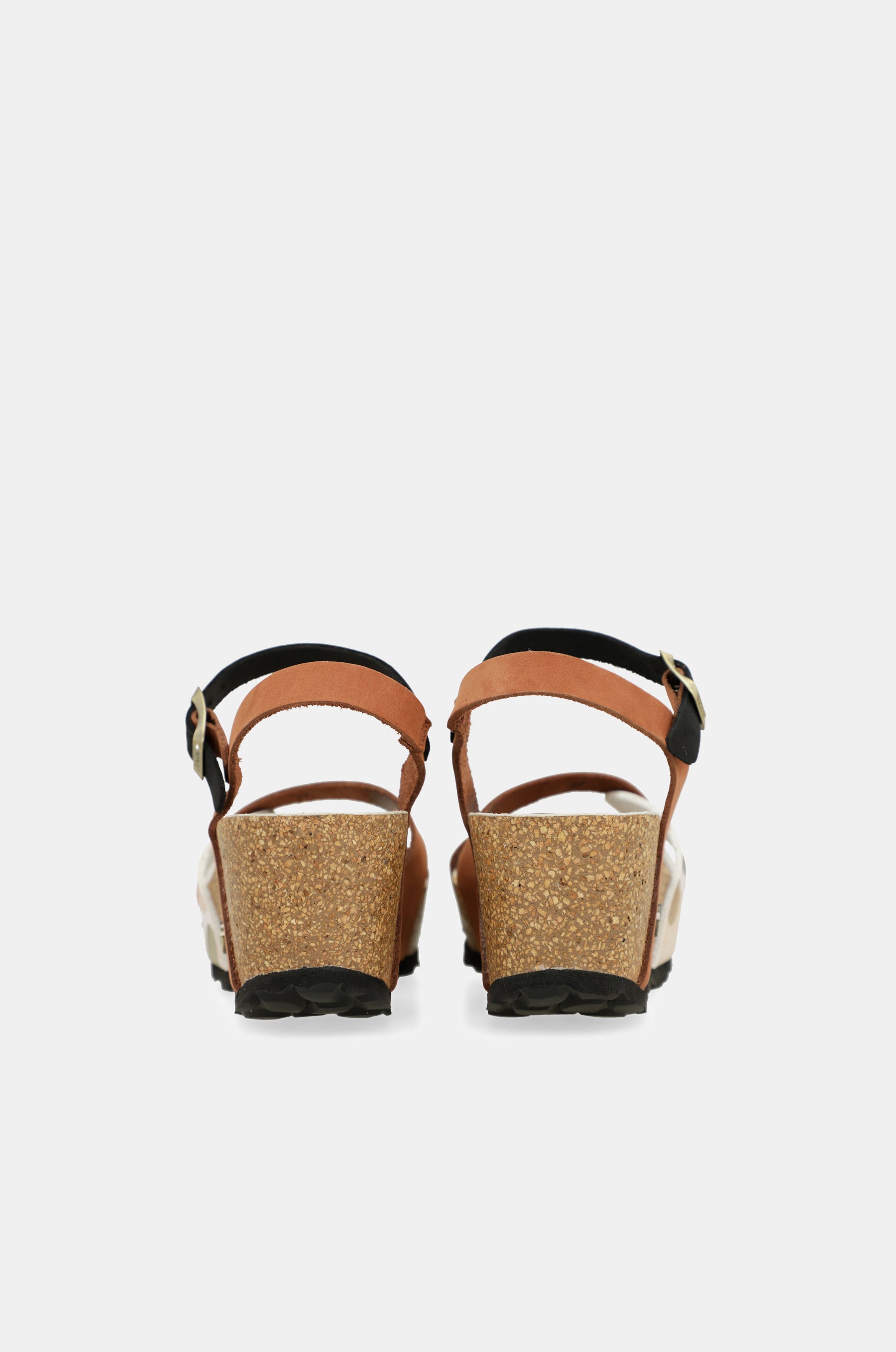 Keilsandalen bio mit Lederriemen