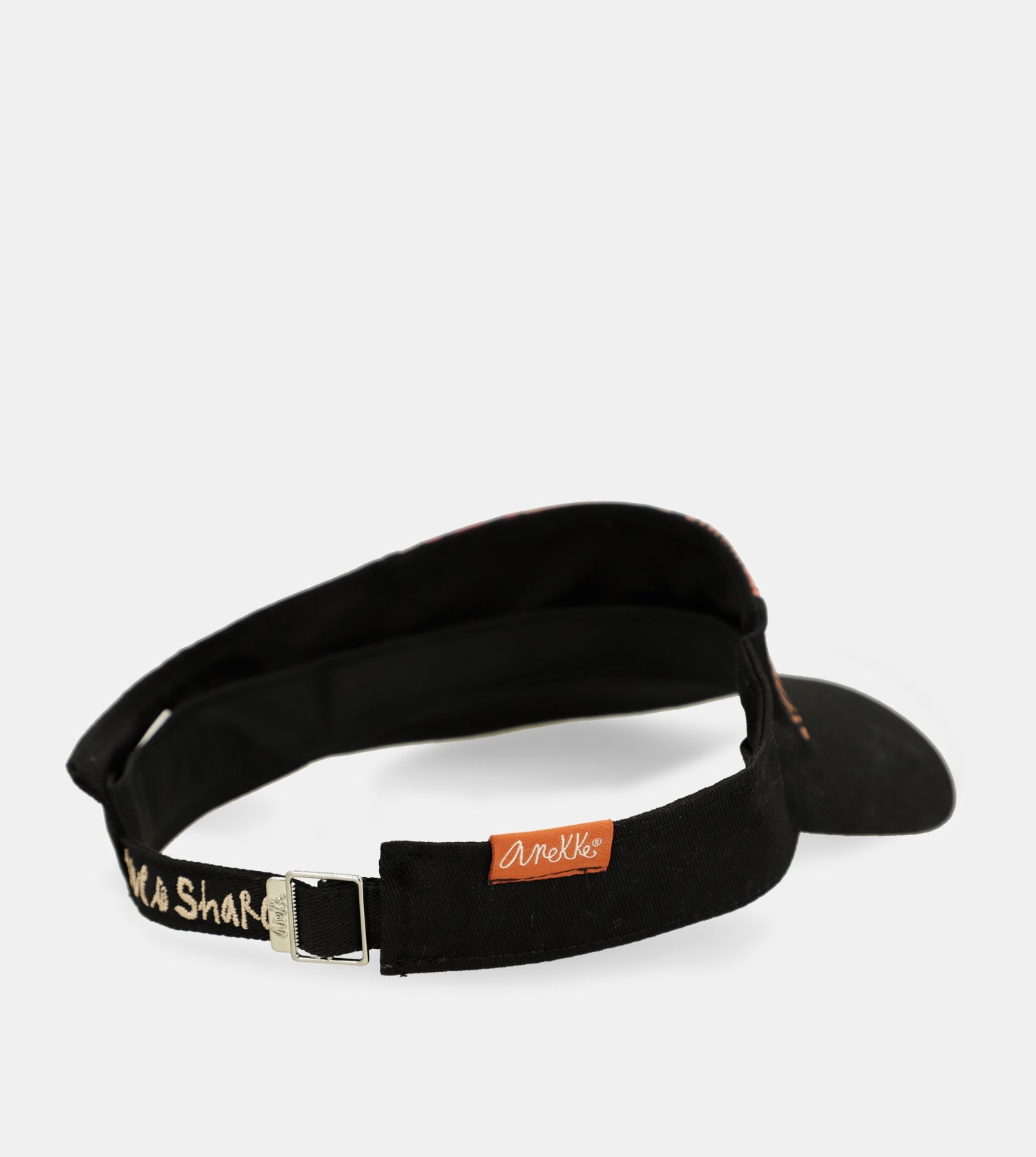 Schwarzes bedrucktes Visier