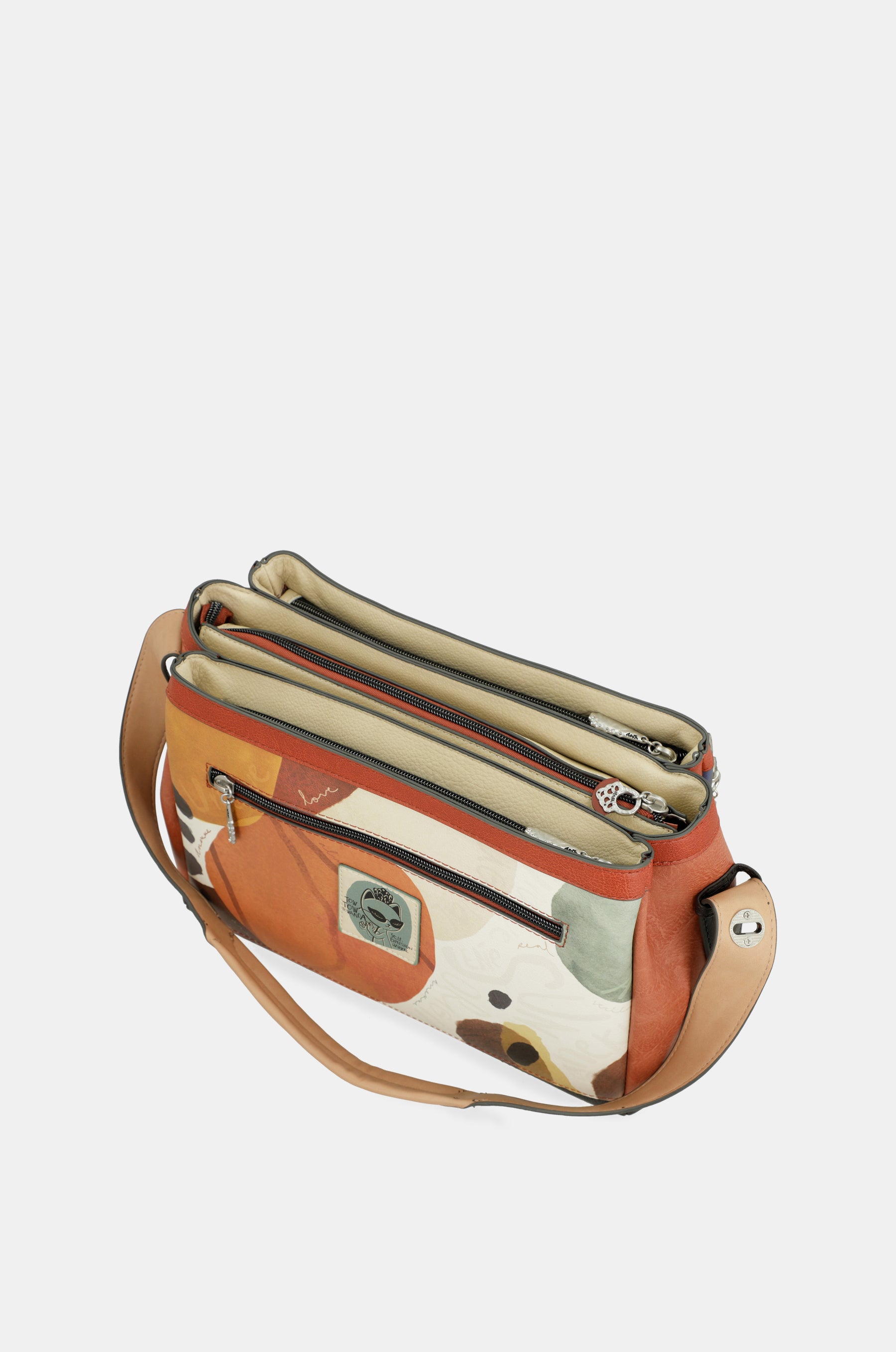 Tasche Alma mit drei Fächern