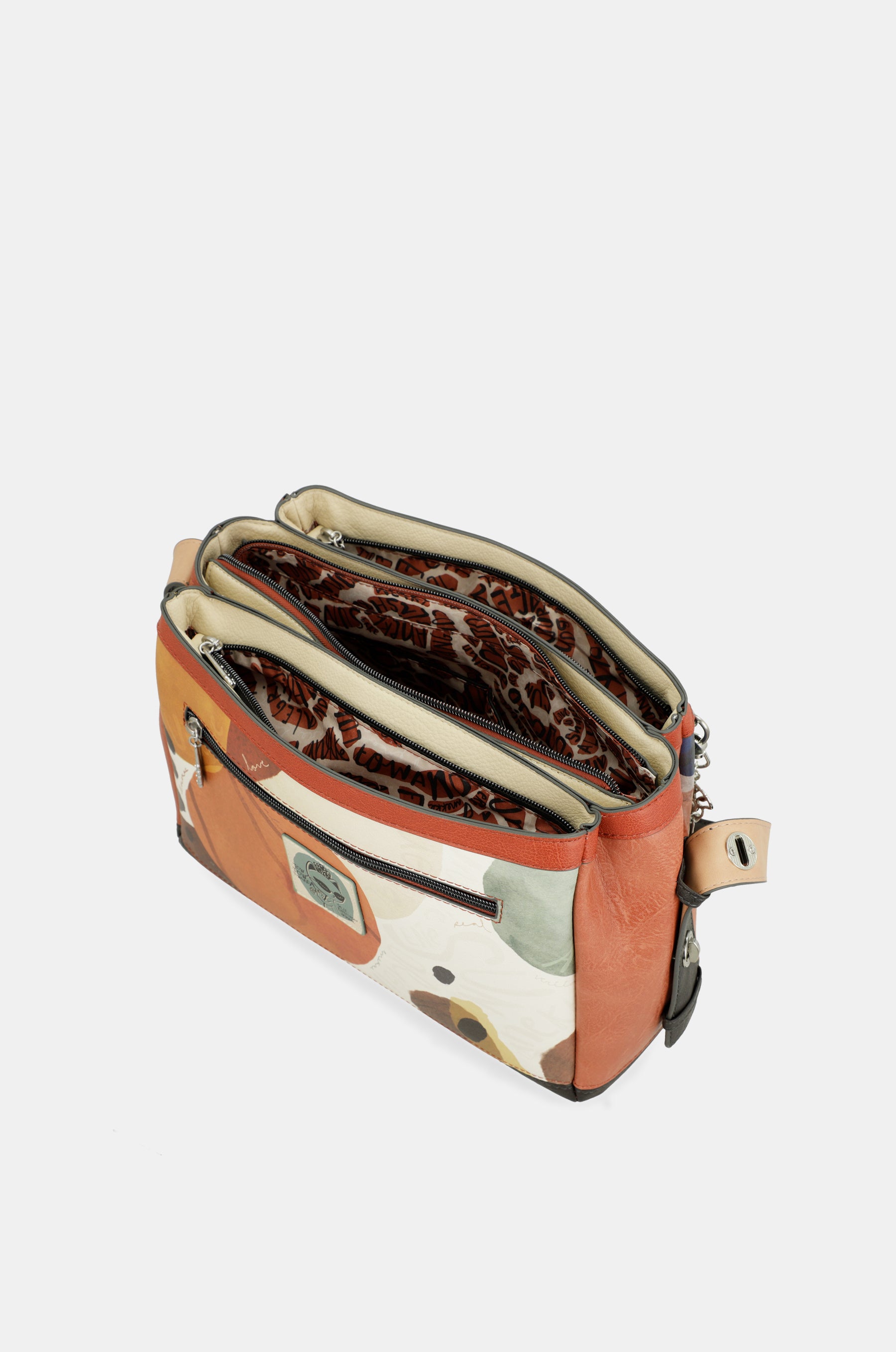 Tasche Alma mit drei Fächern