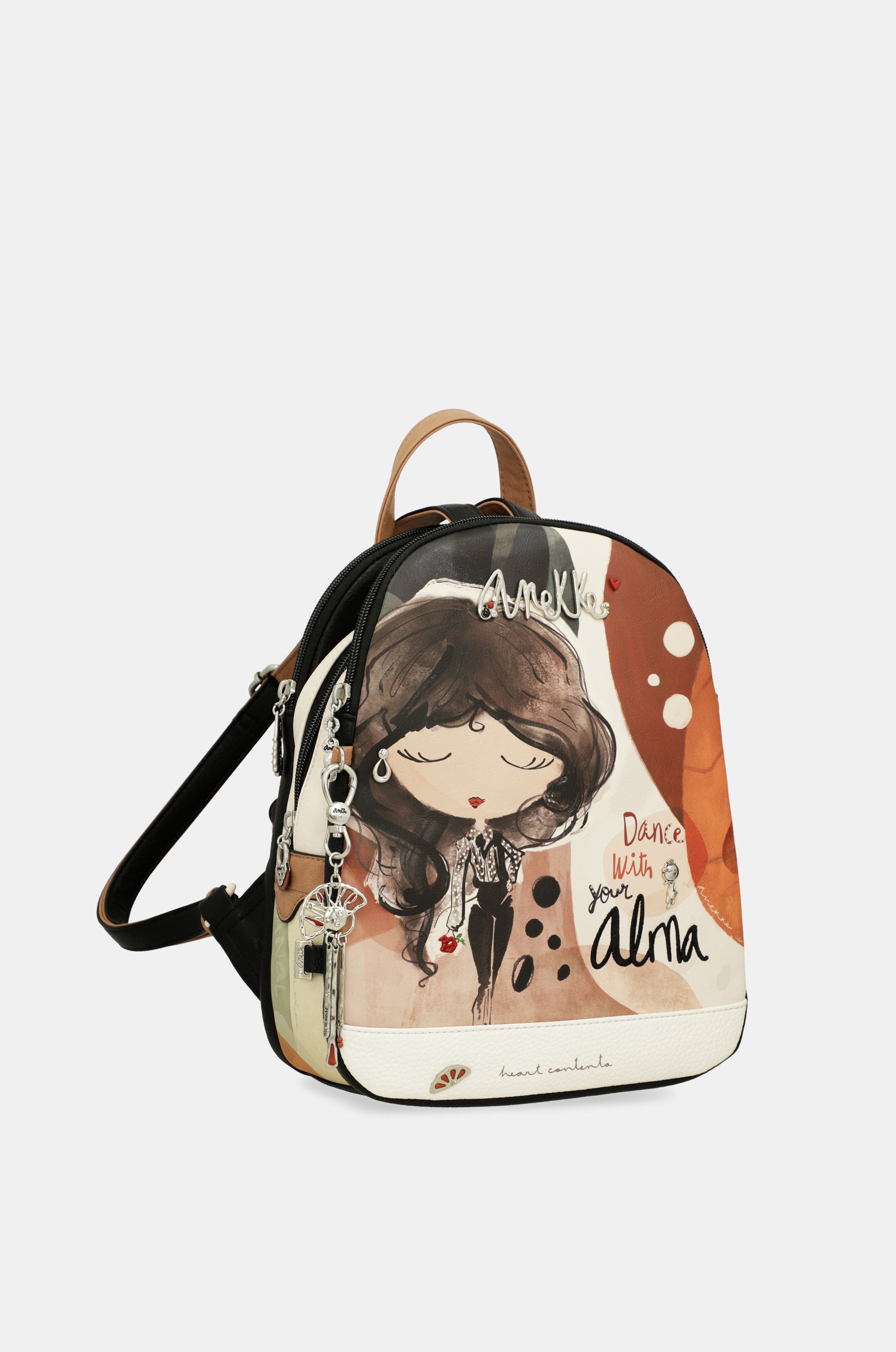 Rucksack Alma mit drei Fächern