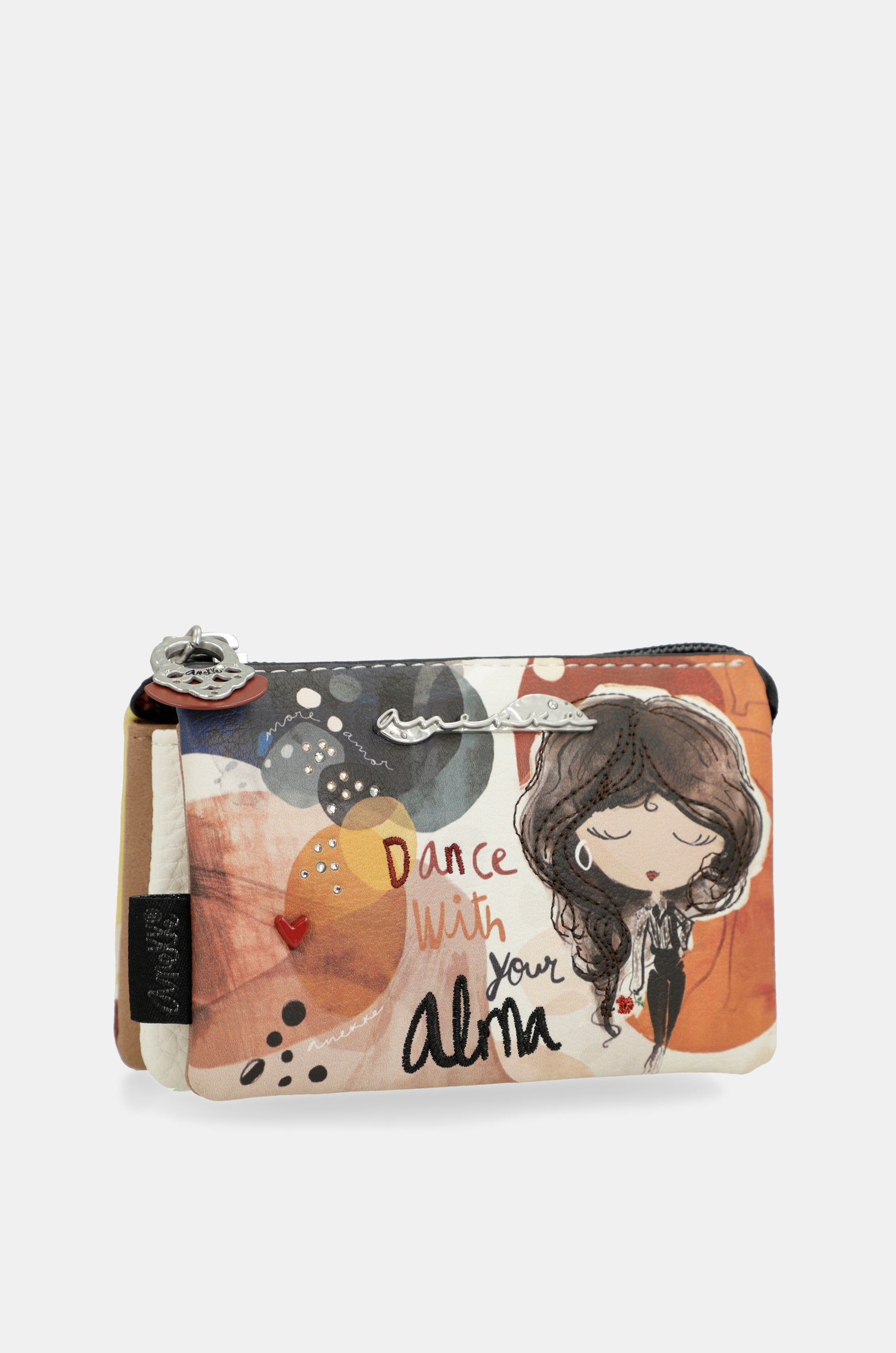Münztasche Alma mit drei Fächern