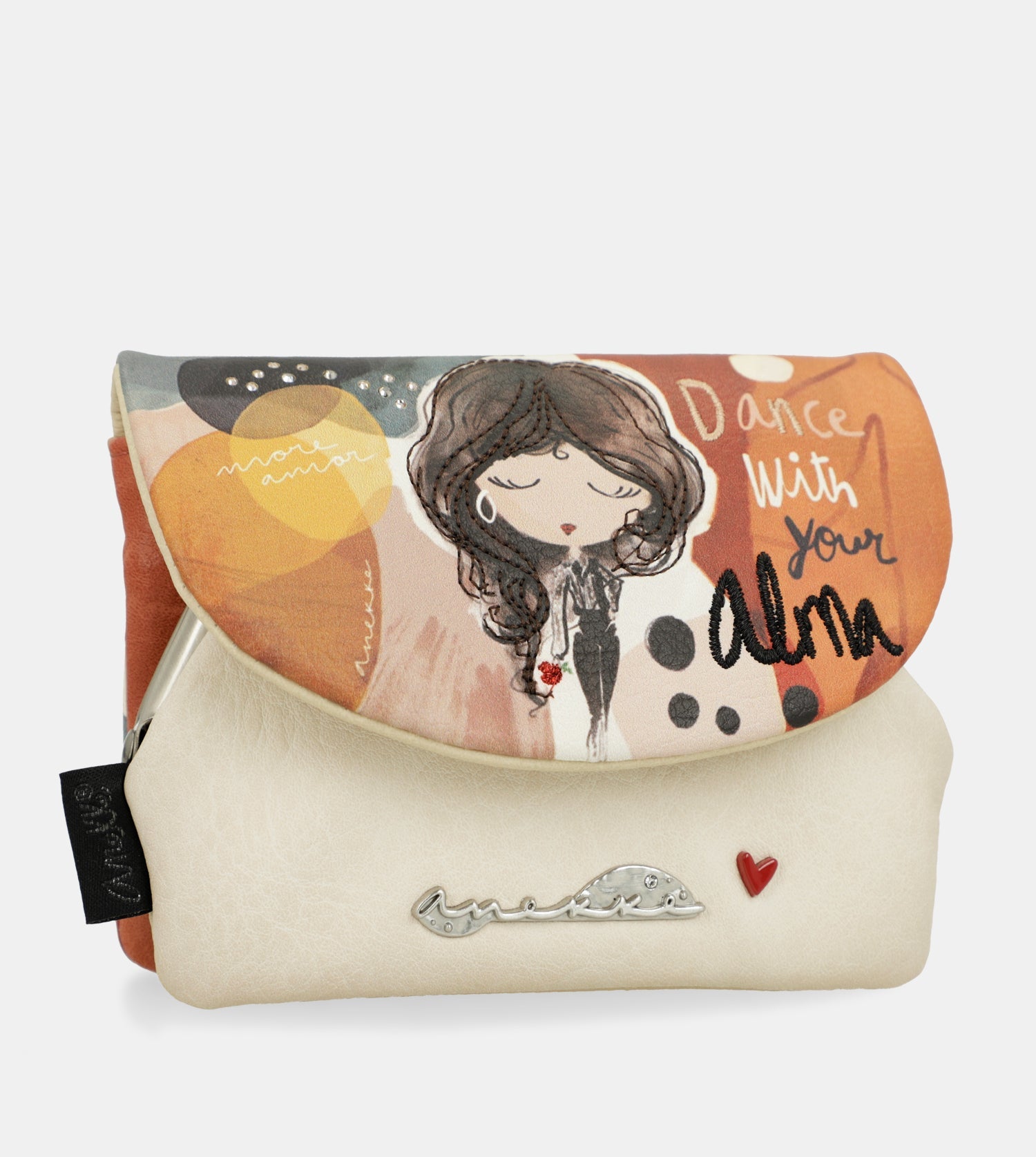Münztasche Alma mit Klappe