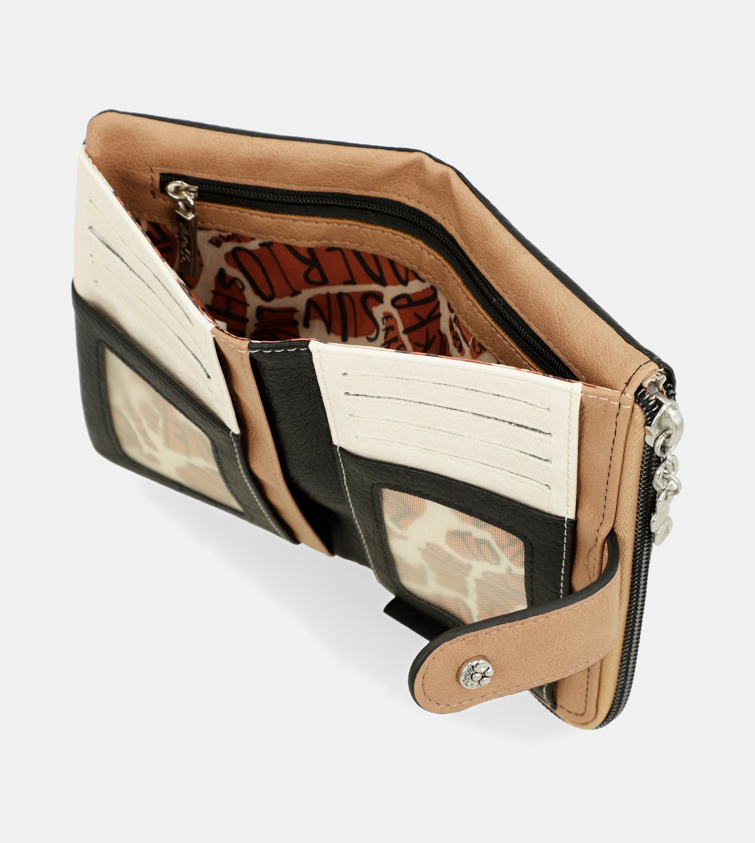 Weiches mittleres RFID-Portemonnaie Alma