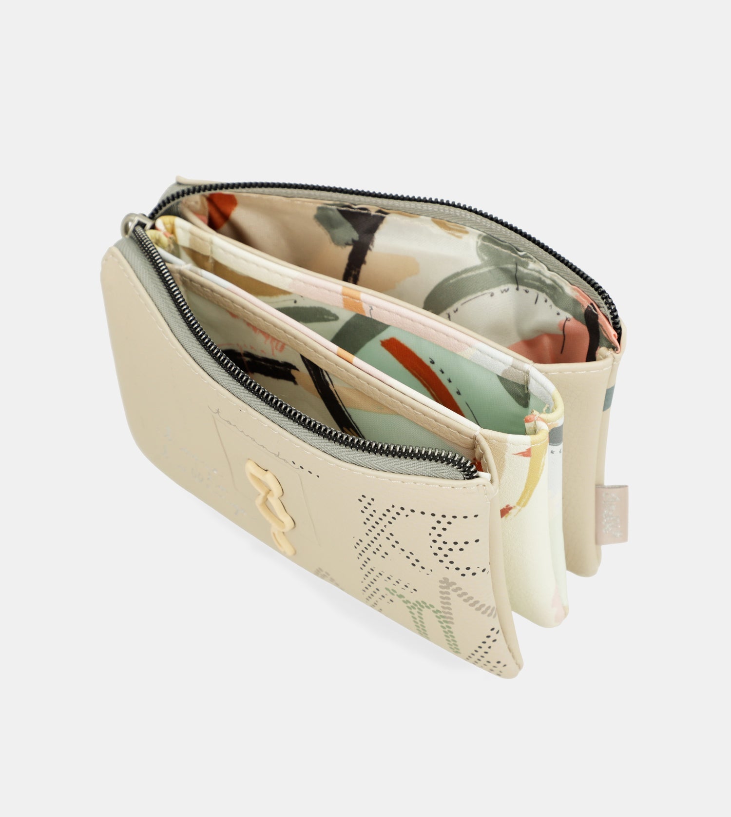 Münztasche Alma mit drei Fächern