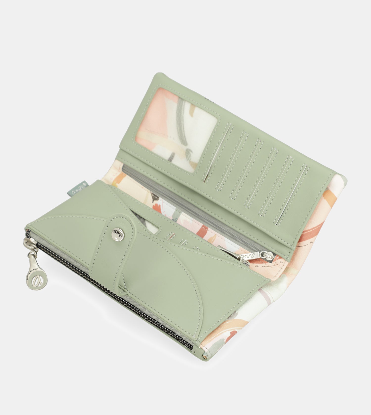 Weiches großes RFID-Portemonnaie Alma