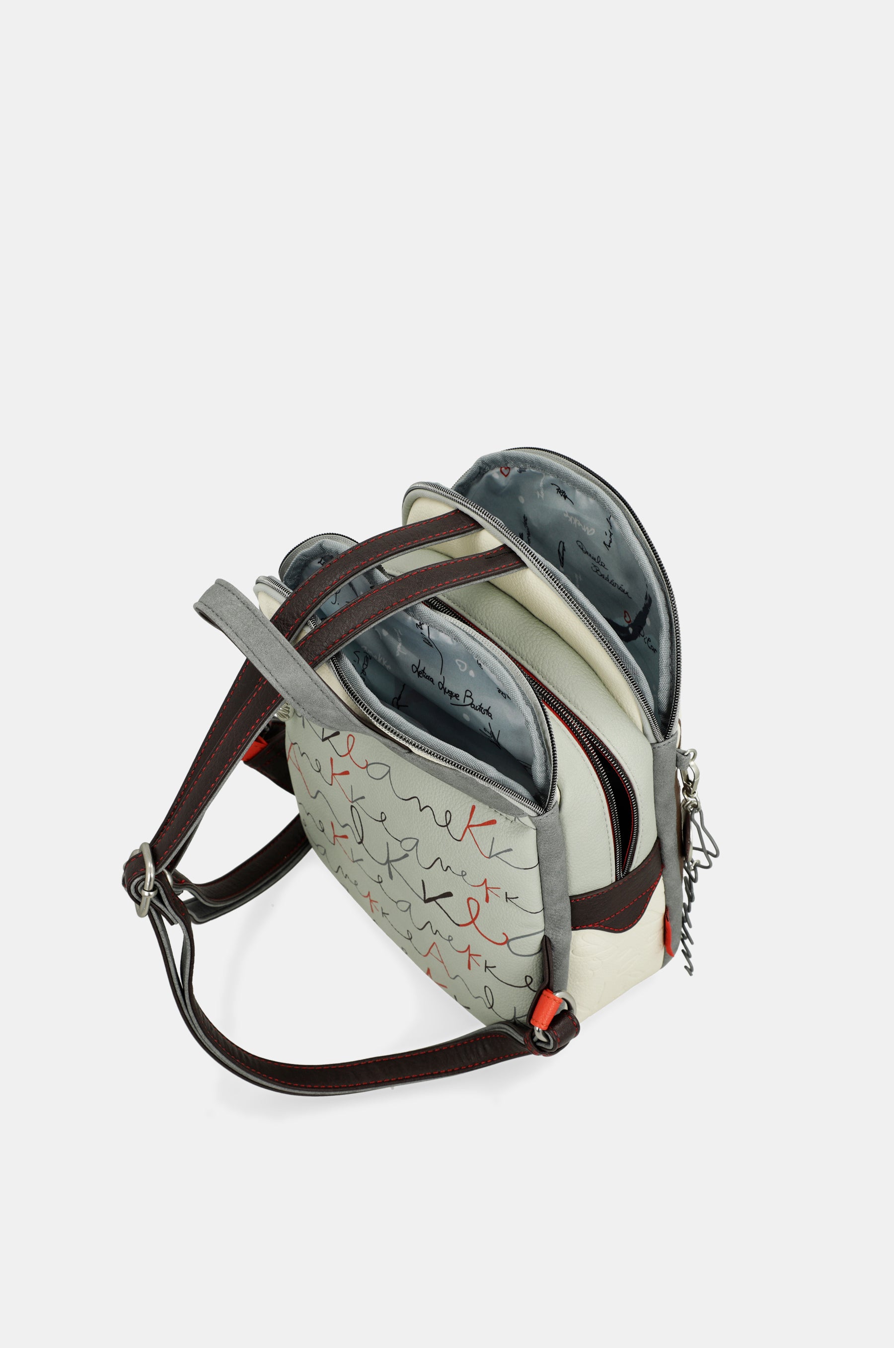 Rucksack Alma mit drei Fächern