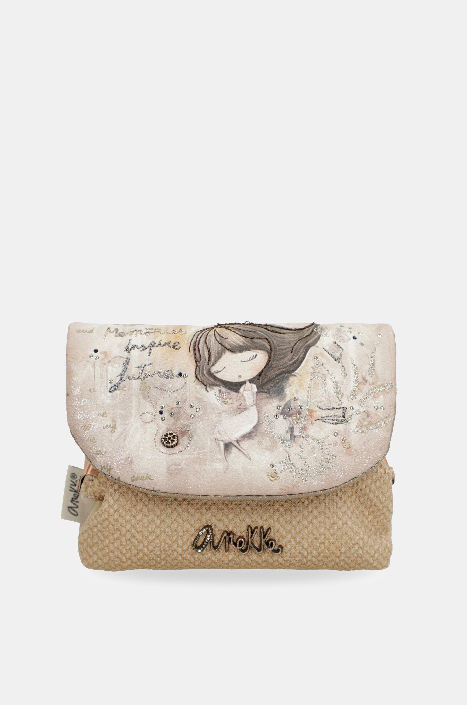 Münztasche mit Klappe Memories