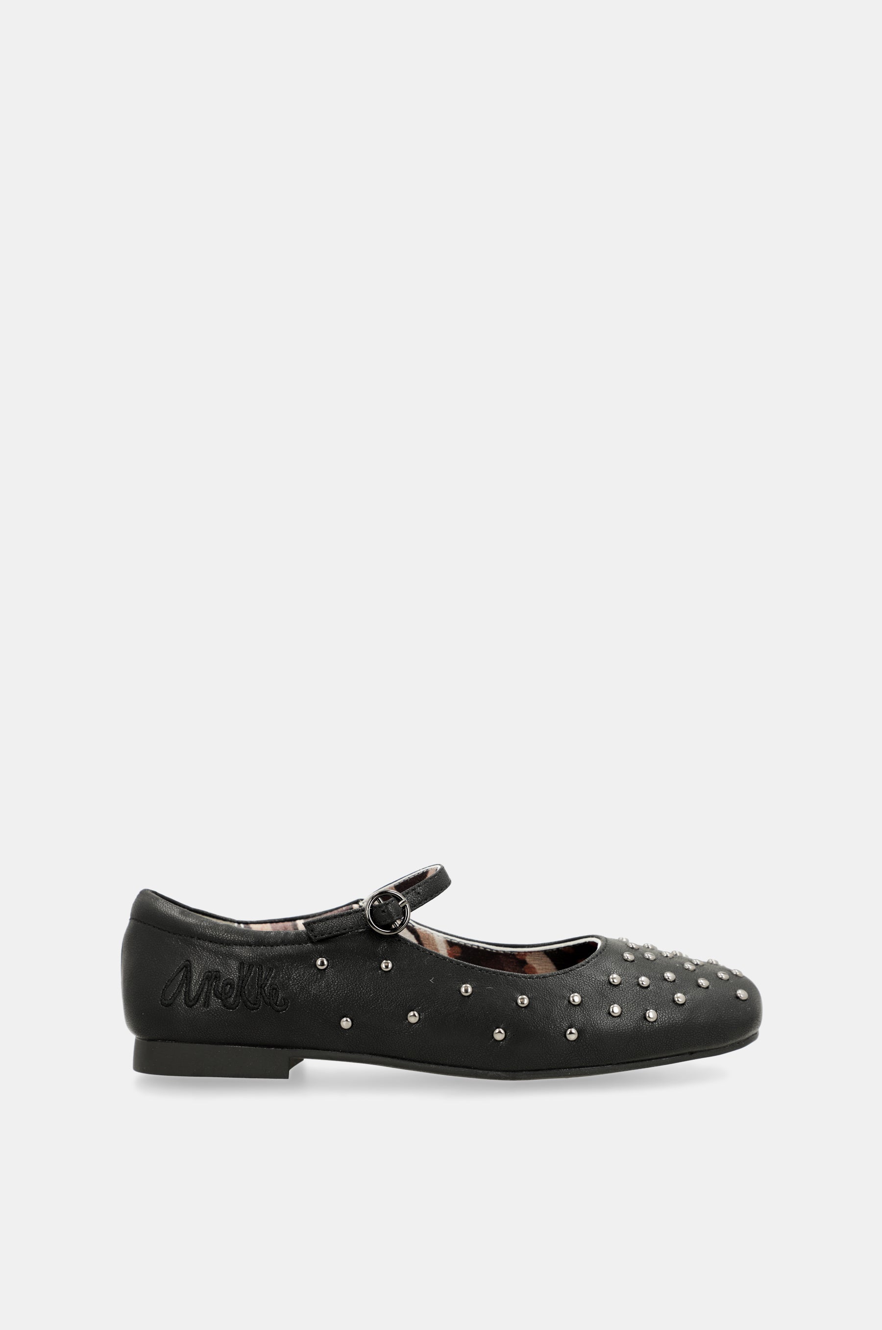 Ballerinas mit Nieten schwarz