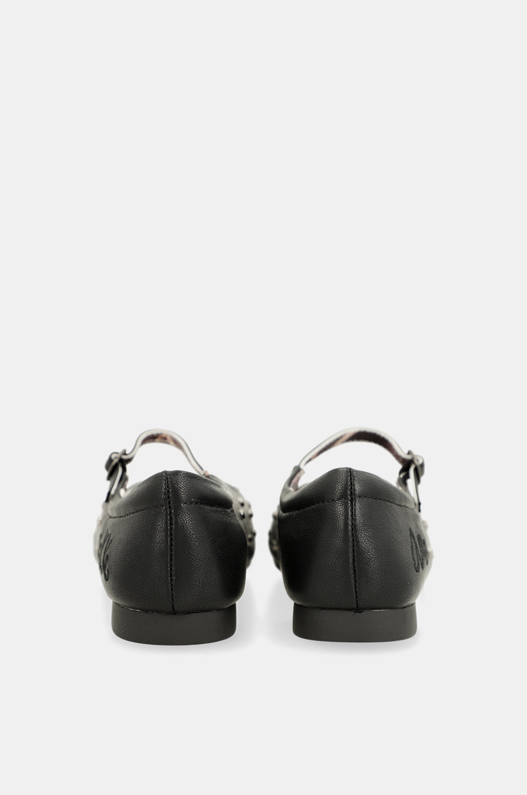 Ballerinas mit Nieten schwarz