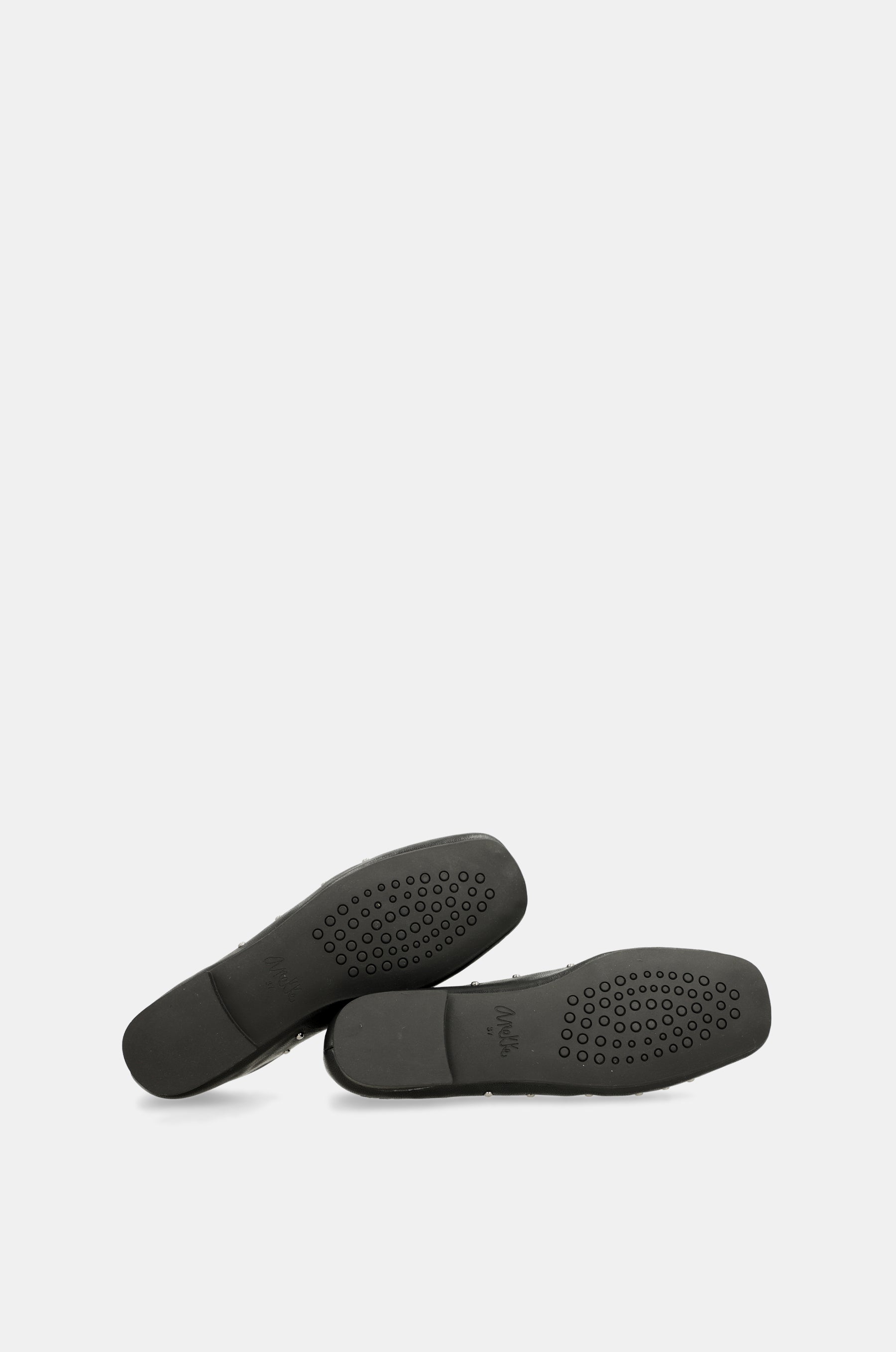Ballerinas mit Nieten schwarz