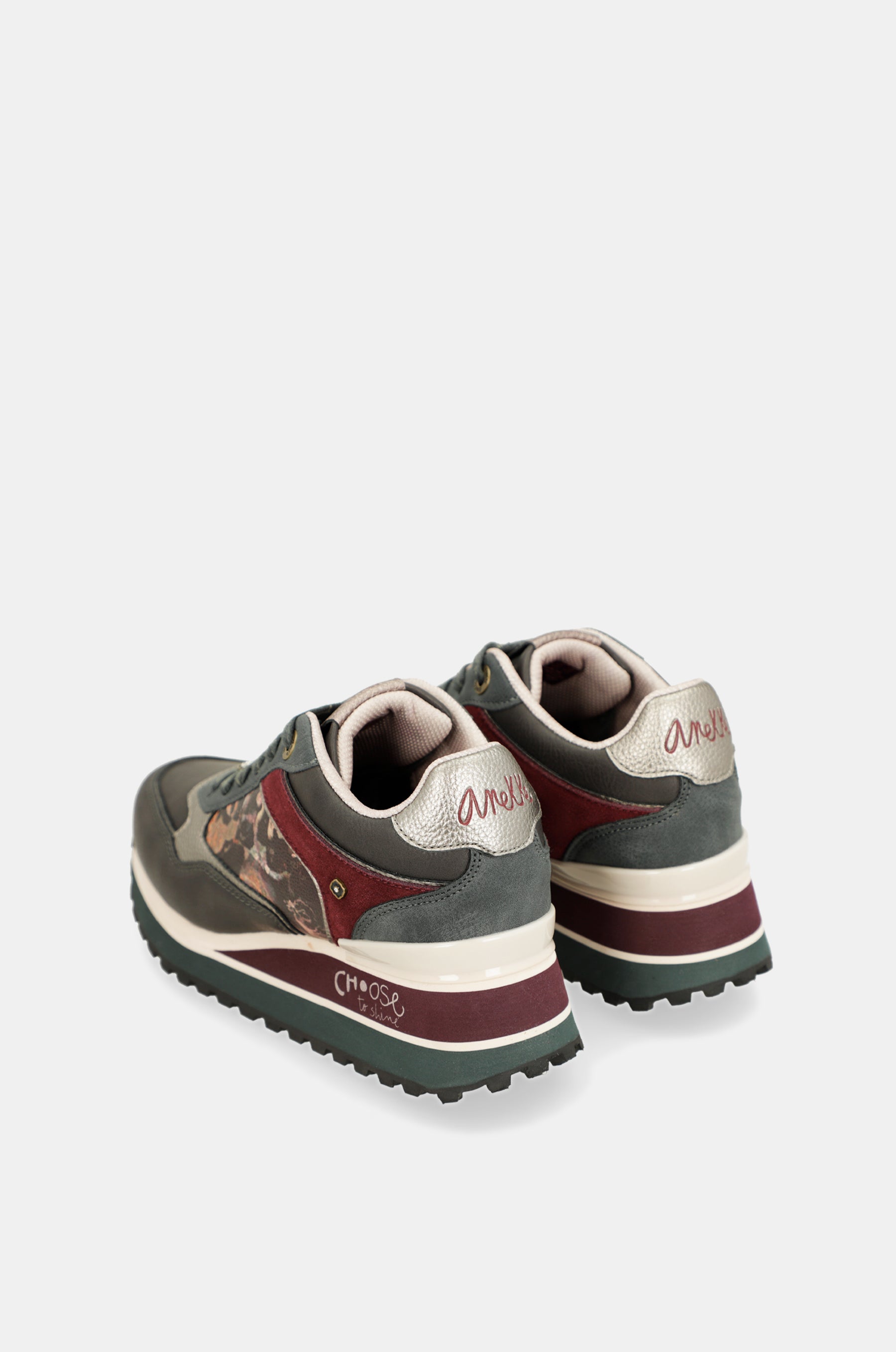 Sneakers Platform dunkelgrau