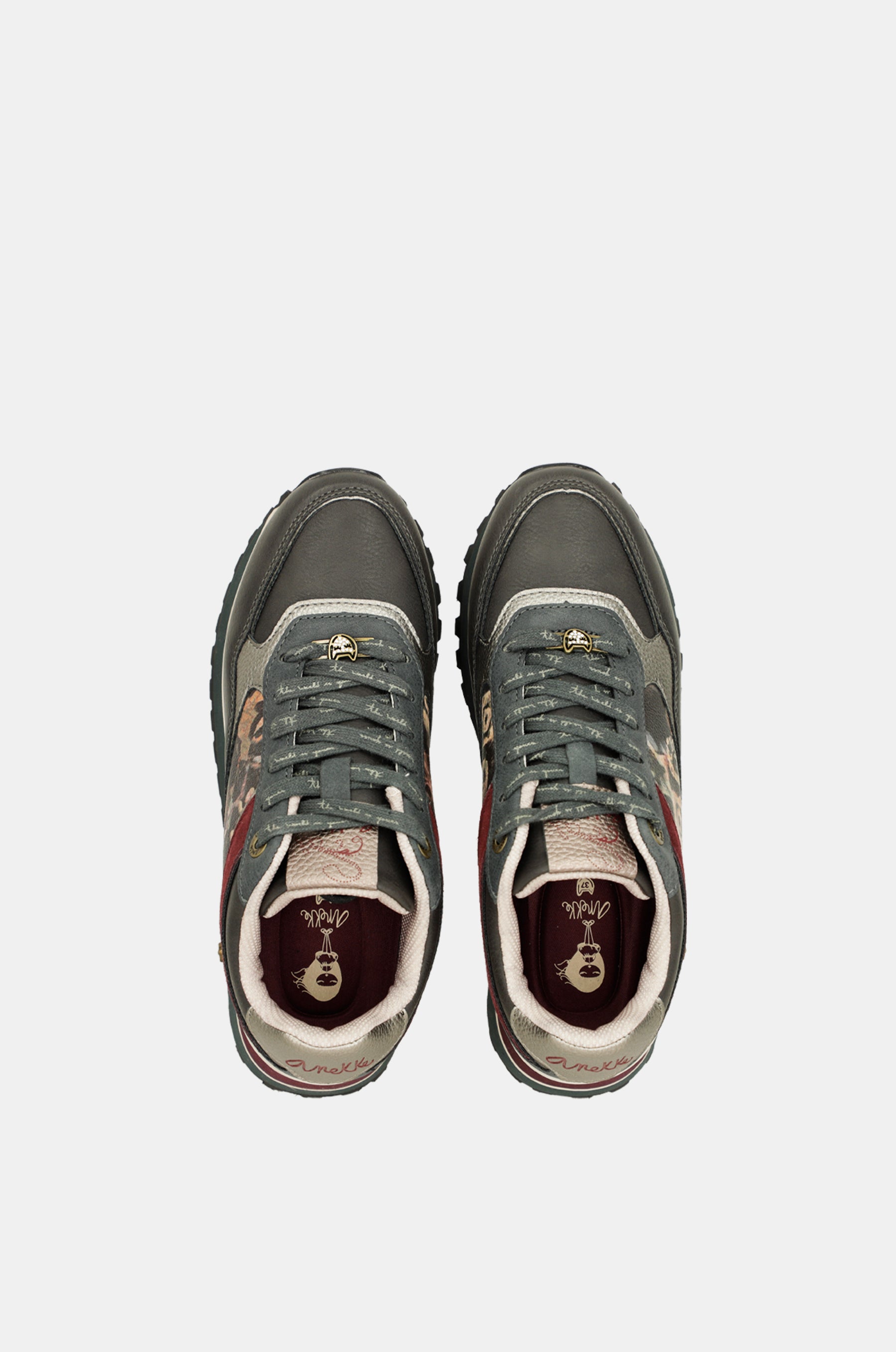 Sneakers Platform dunkelgrau