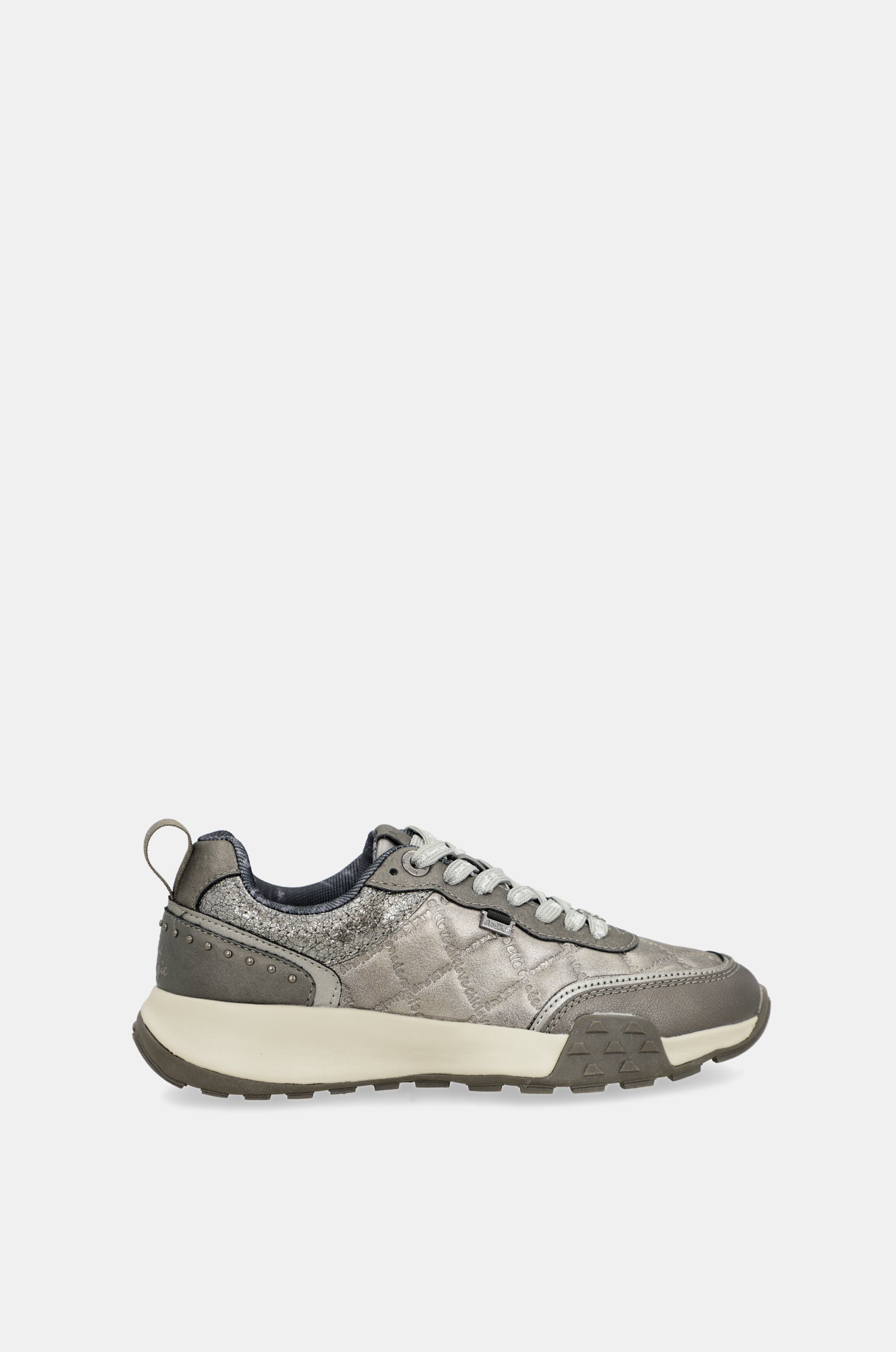 Sneakers taupe metallisch