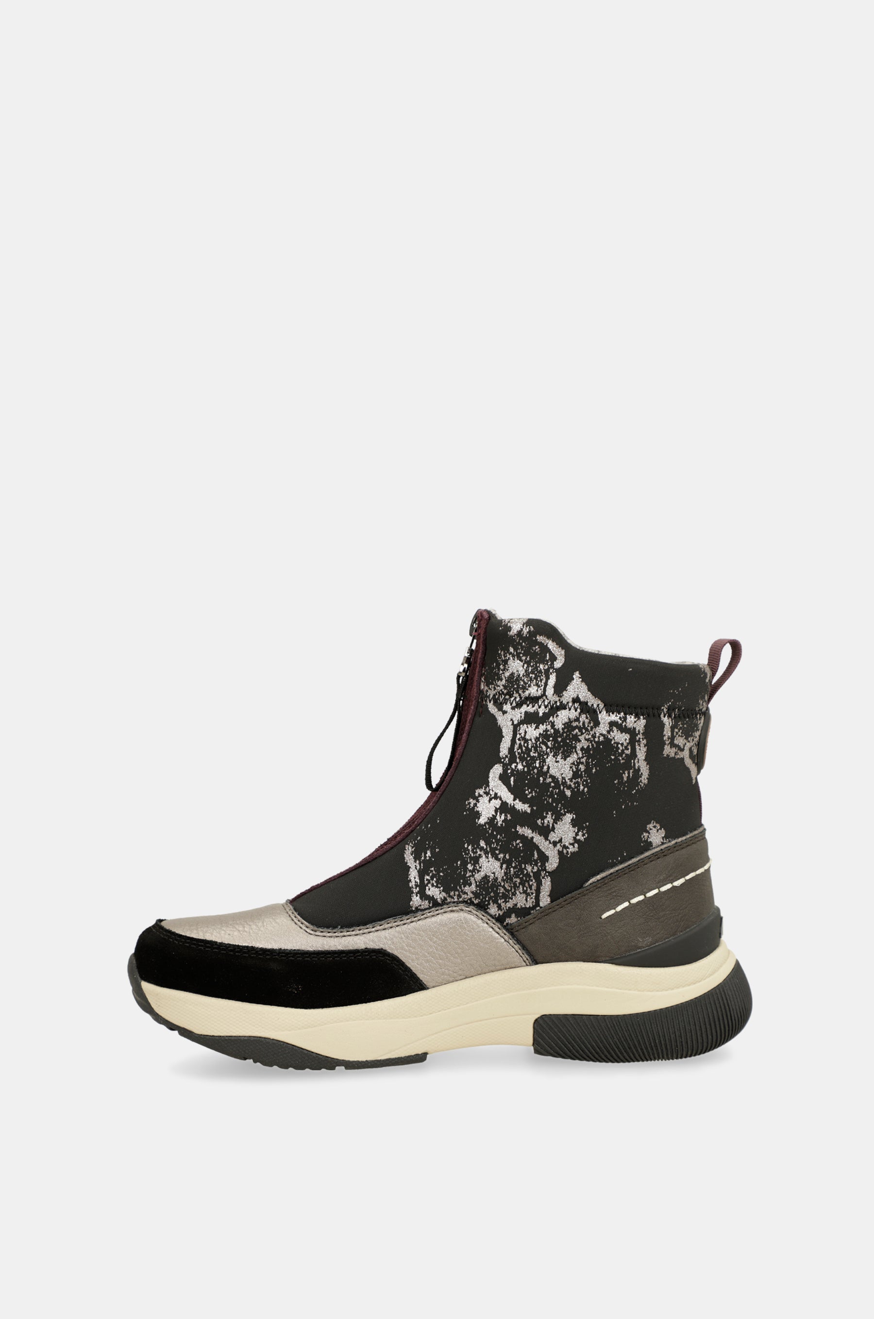 Sport-Booties schwarz metallisch