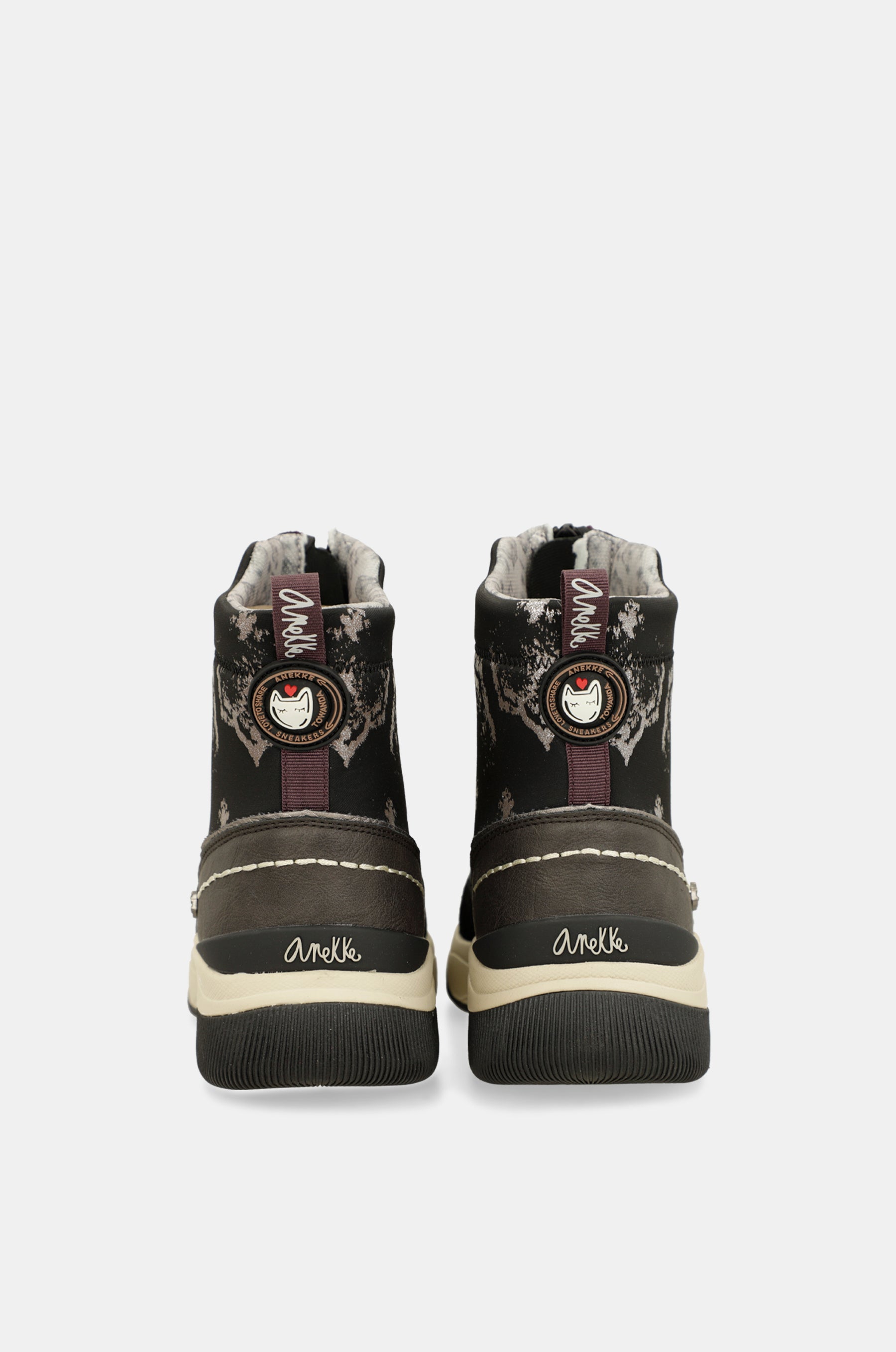 Sport-Booties schwarz metallisch