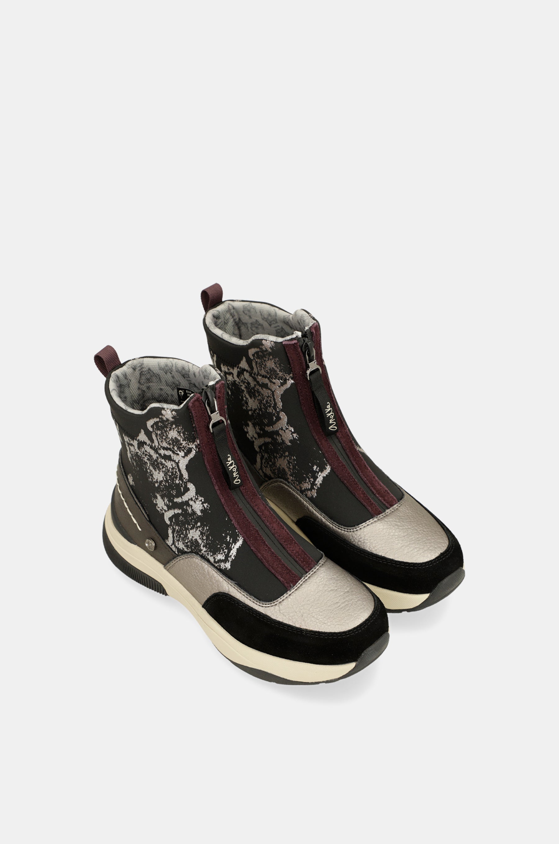 Sport-Booties schwarz metallisch