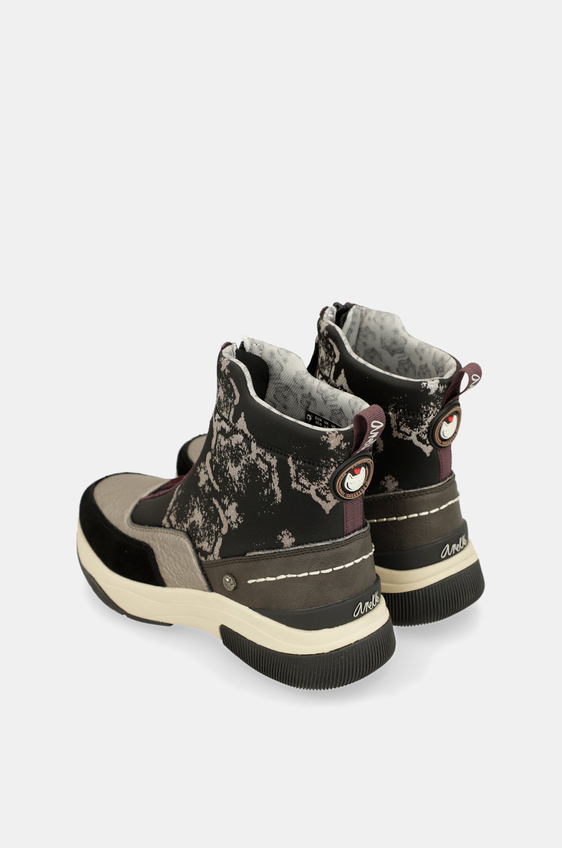 Sport-Booties schwarz metallisch