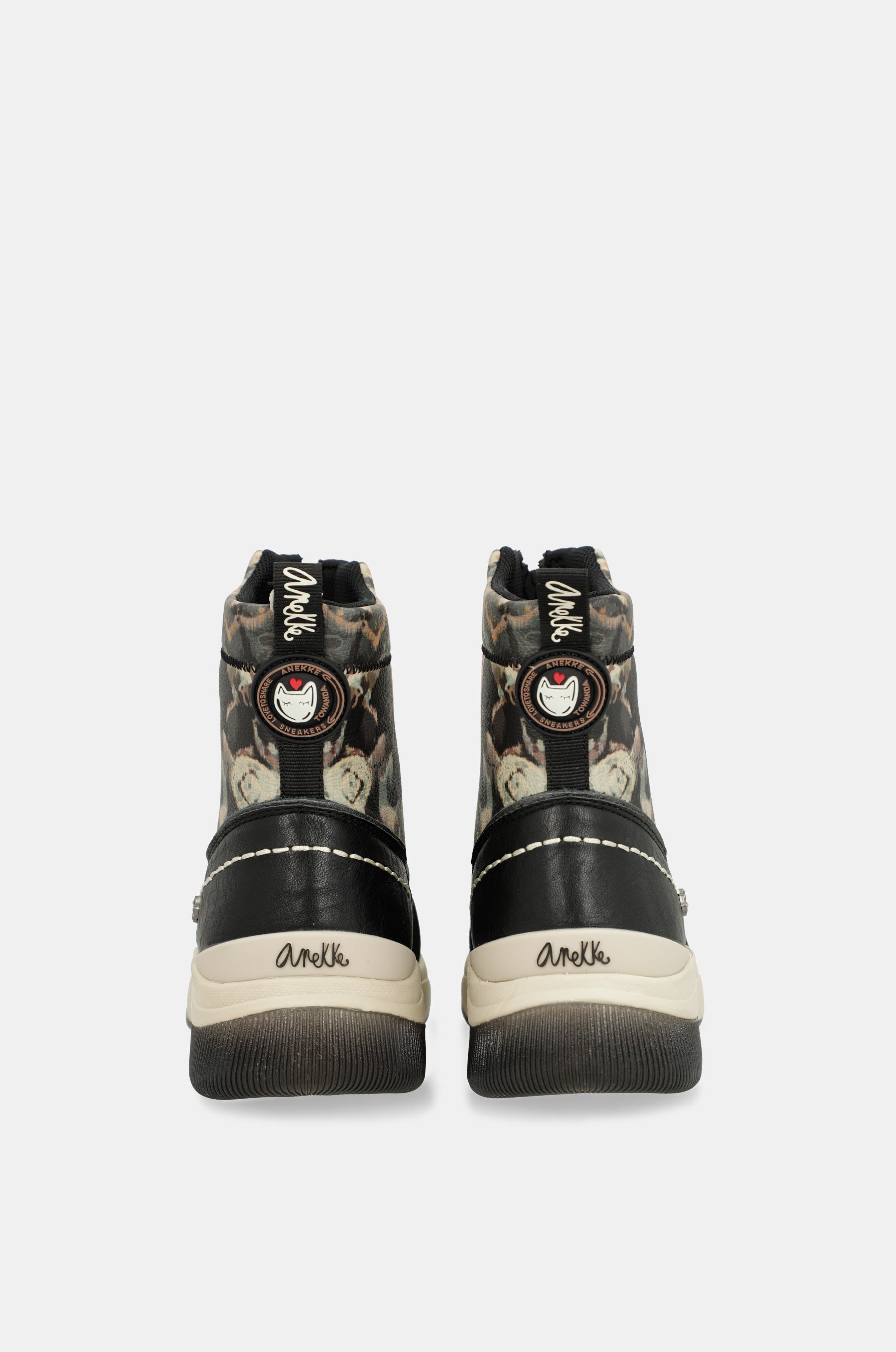 Sport-Booties anthrazit gemustert