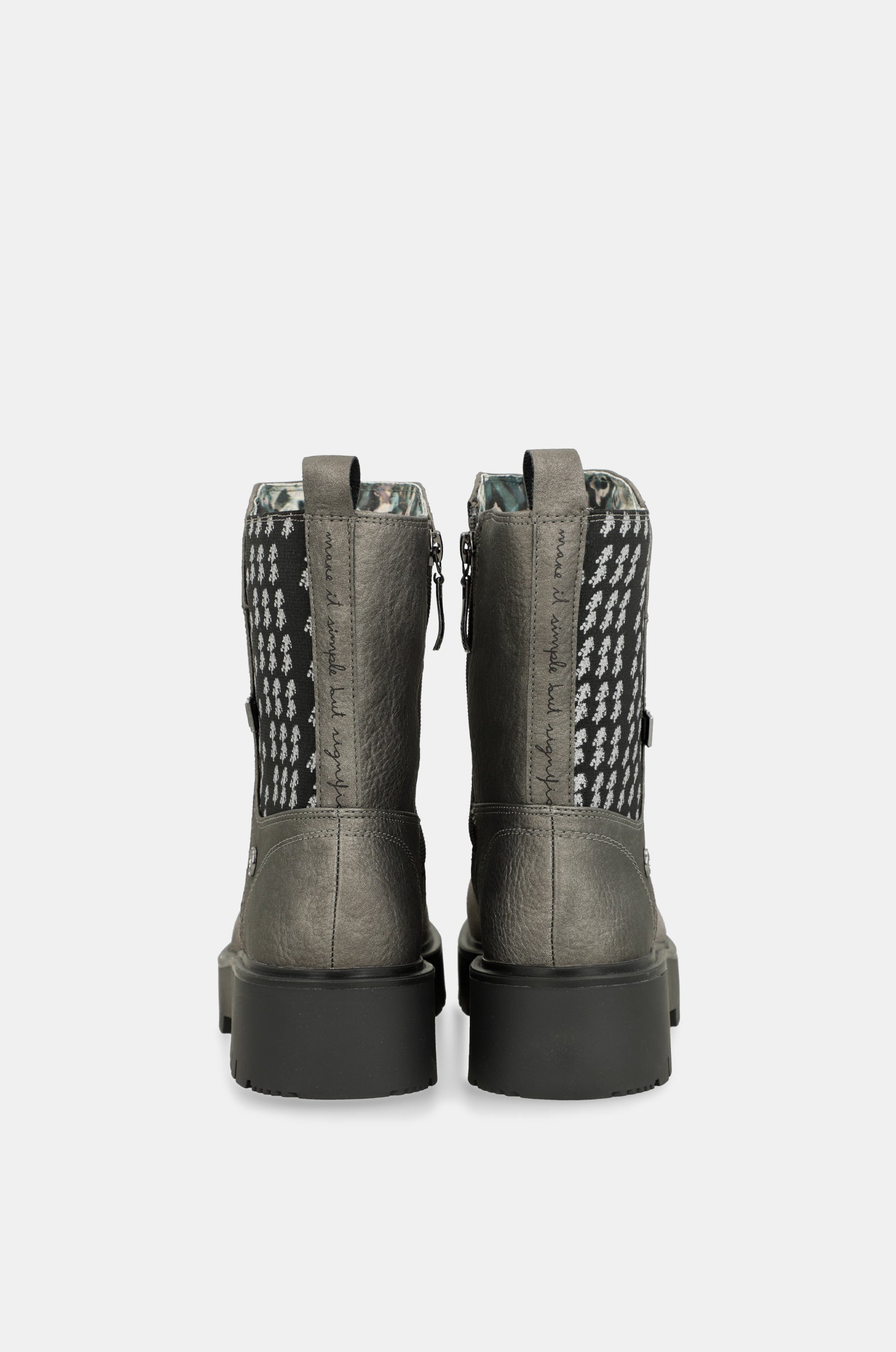 Stiefel zinnfarben Nature Koko