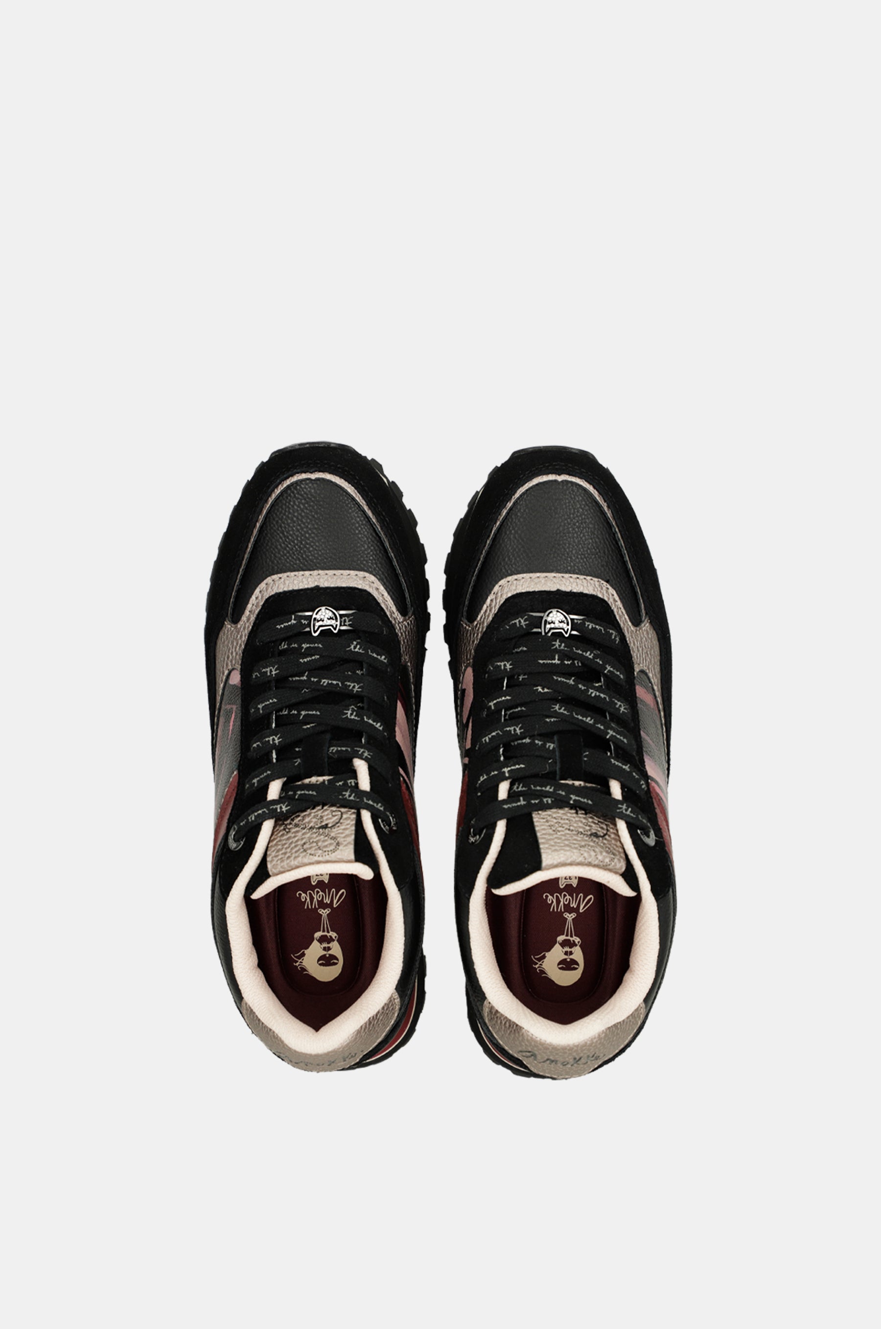 Sneakers Platform schwarz
gemustert