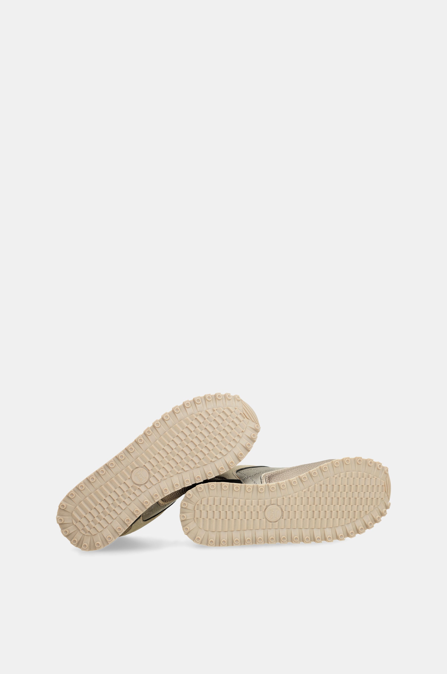 Sneakers Platform metallisch