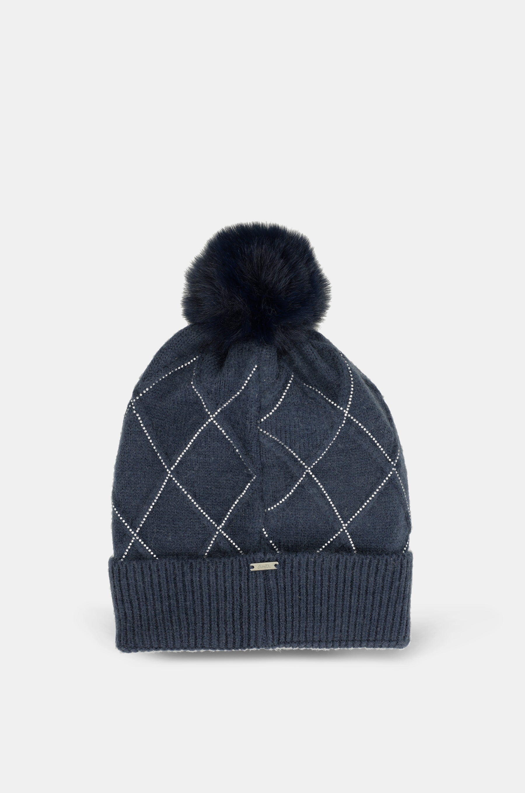 Strickmütze marineblau