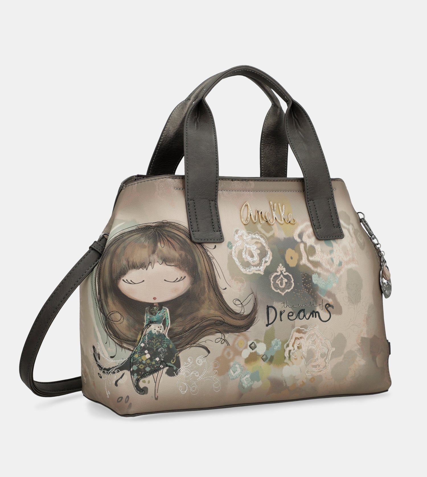 Handtasche mit Umhängeriemen Real