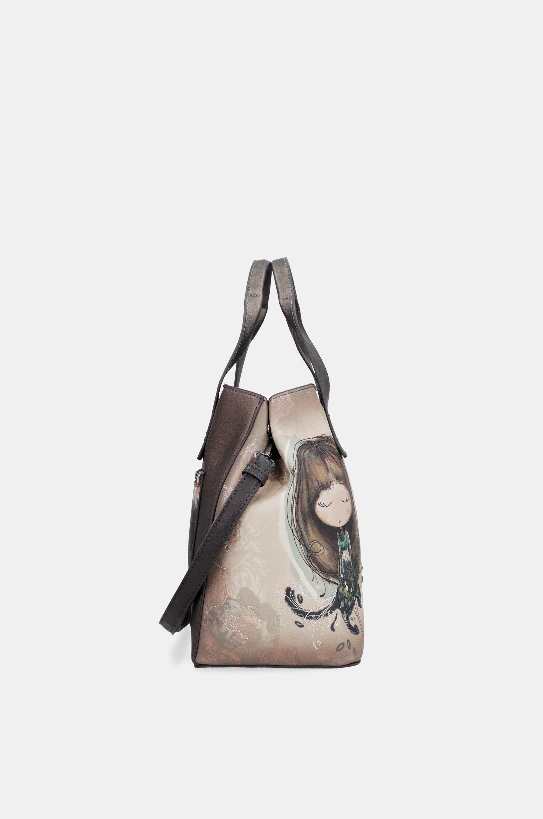 Handtasche mit Umhängeriemen Real