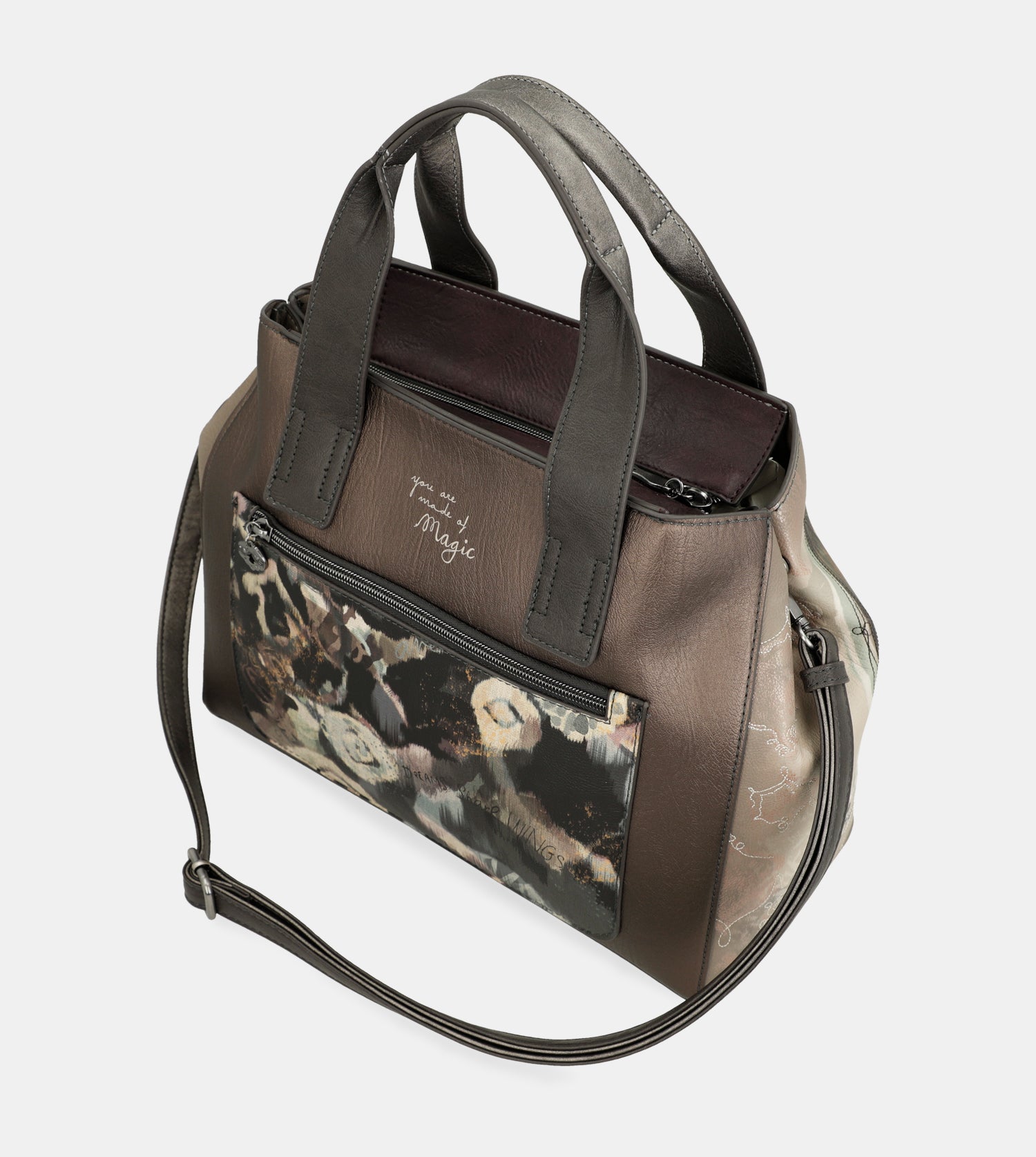 Handtasche mit Umhängeriemen Real