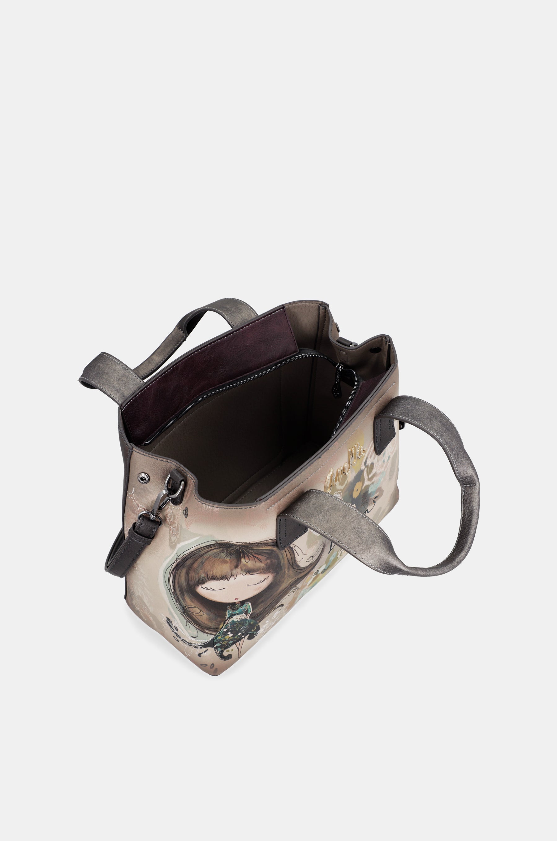 Handtasche mit Umhängeriemen Real