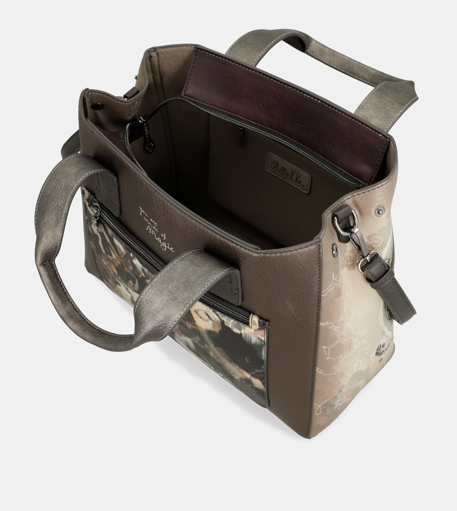 Handtasche mit Umhängeriemen Real