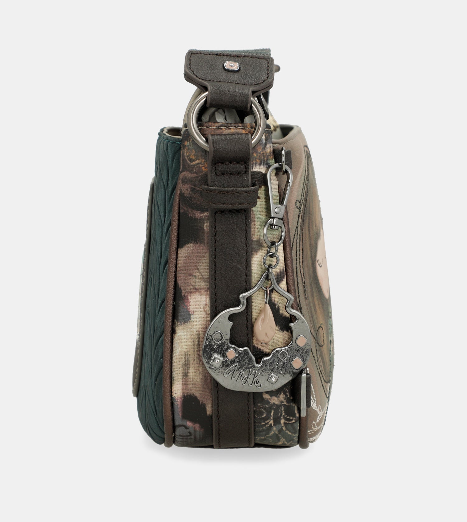 Umhängetasche mit 3 Fächern Real mittelgroß