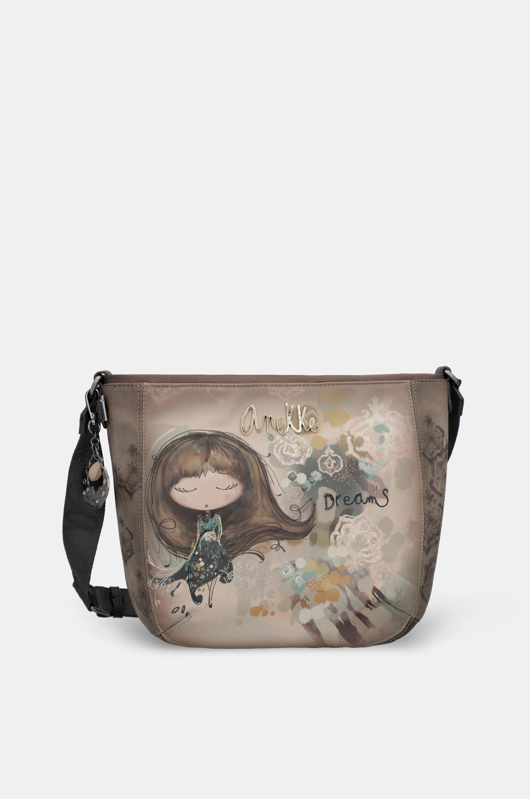 Umhängetasche oval Real mittelgroß