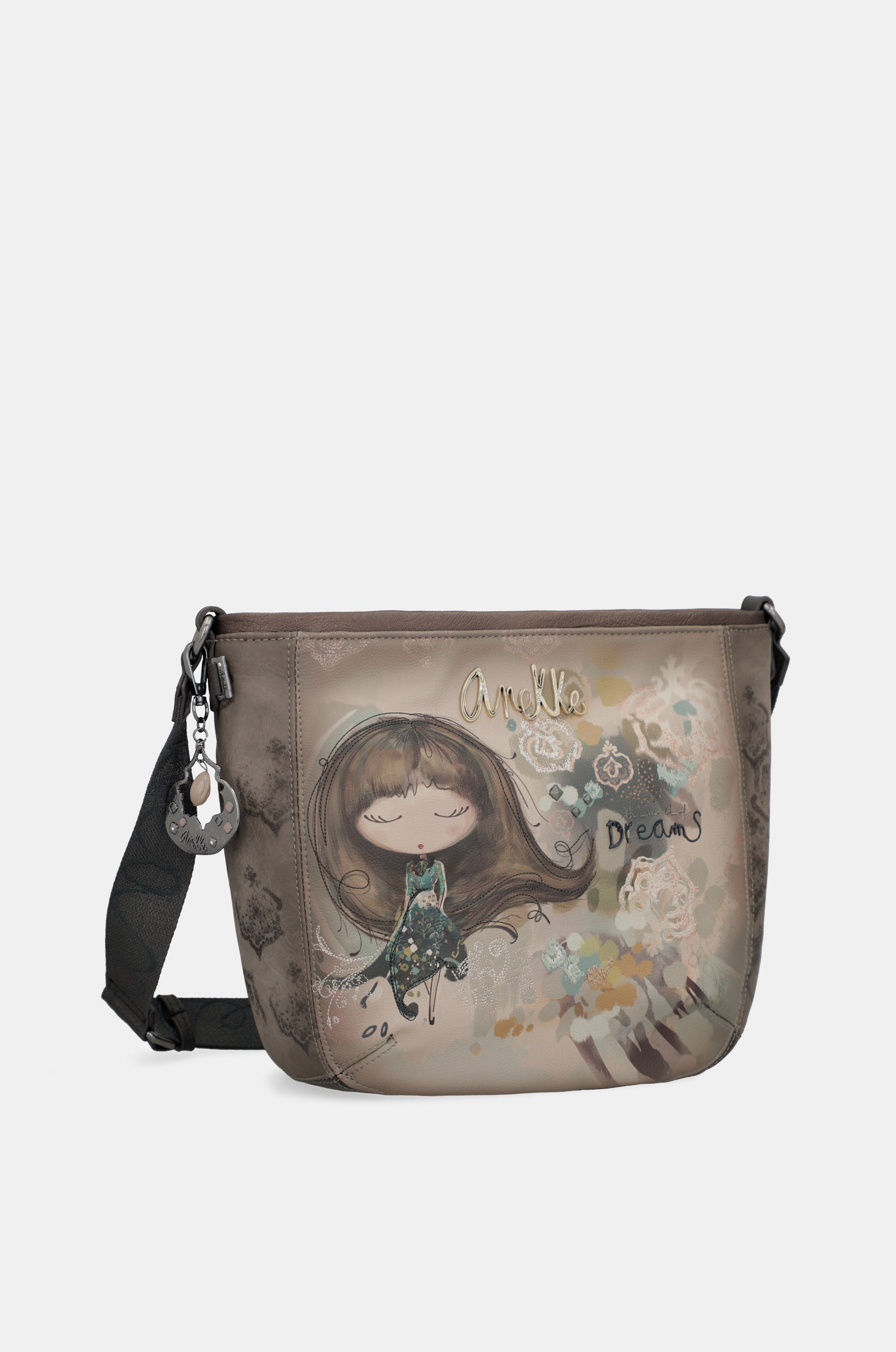 Umhängetasche oval Real mittelgroß