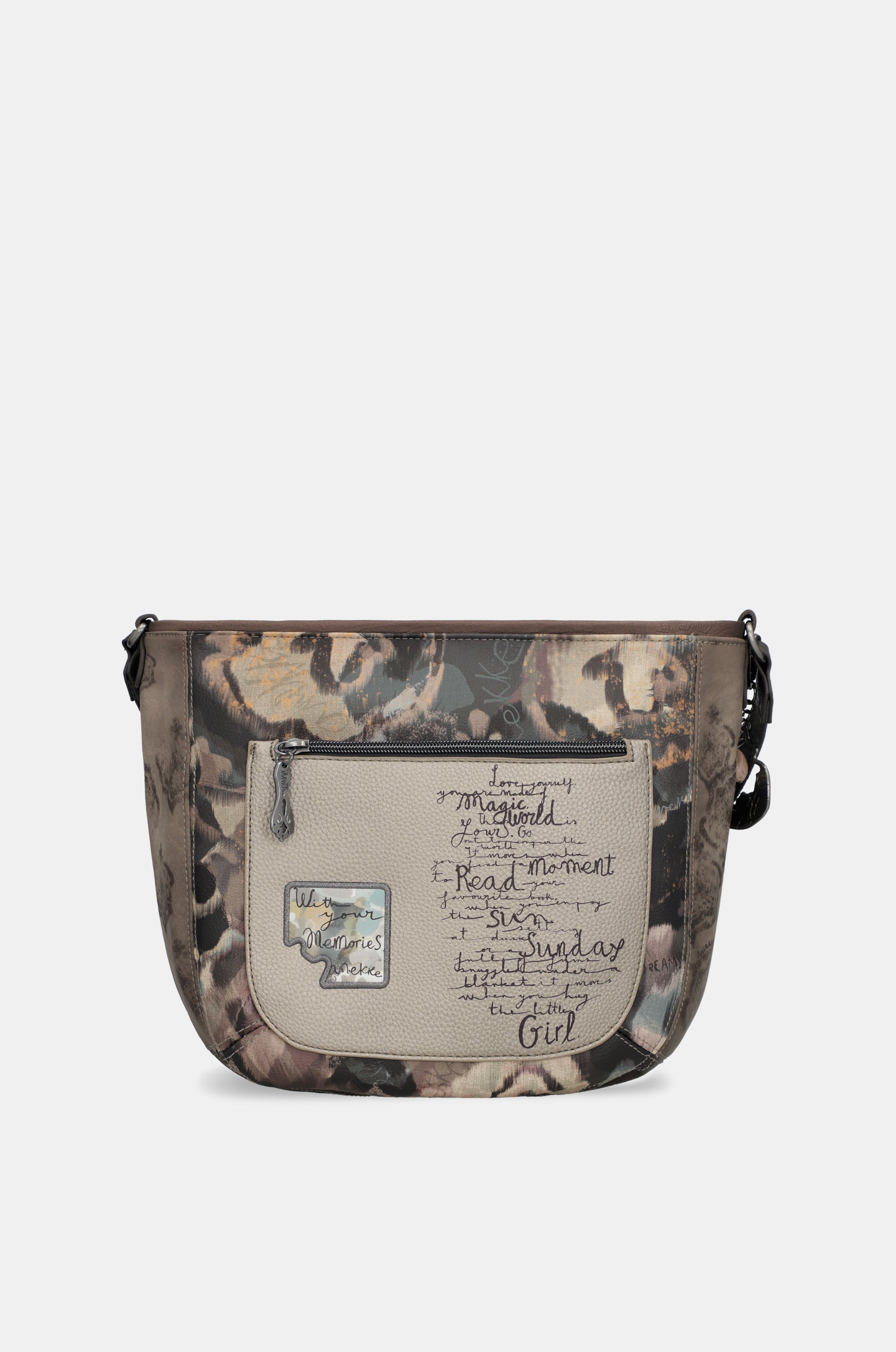 Umhängetasche oval Real mittelgroß