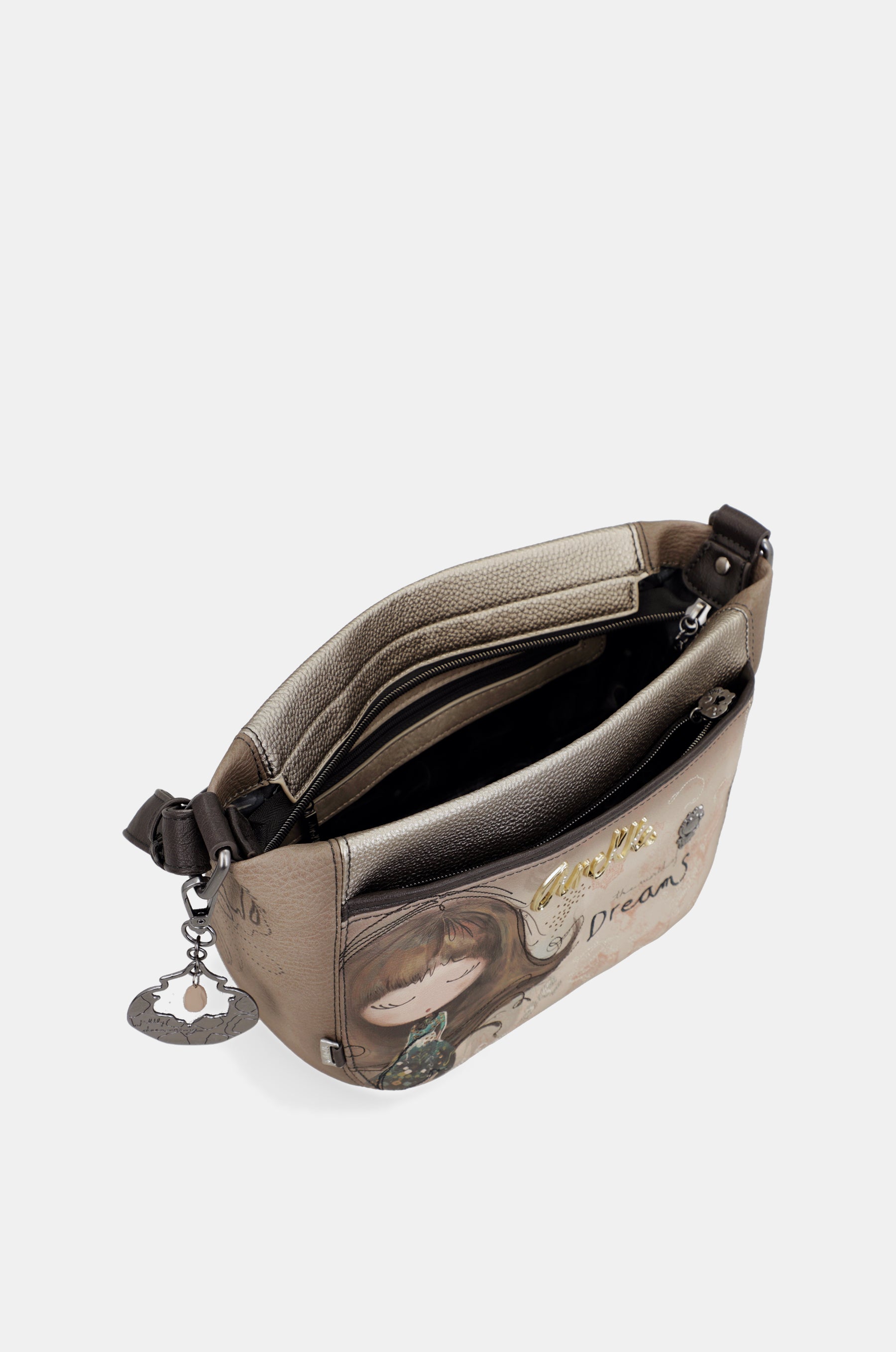 Umhängetasche oval Real klein