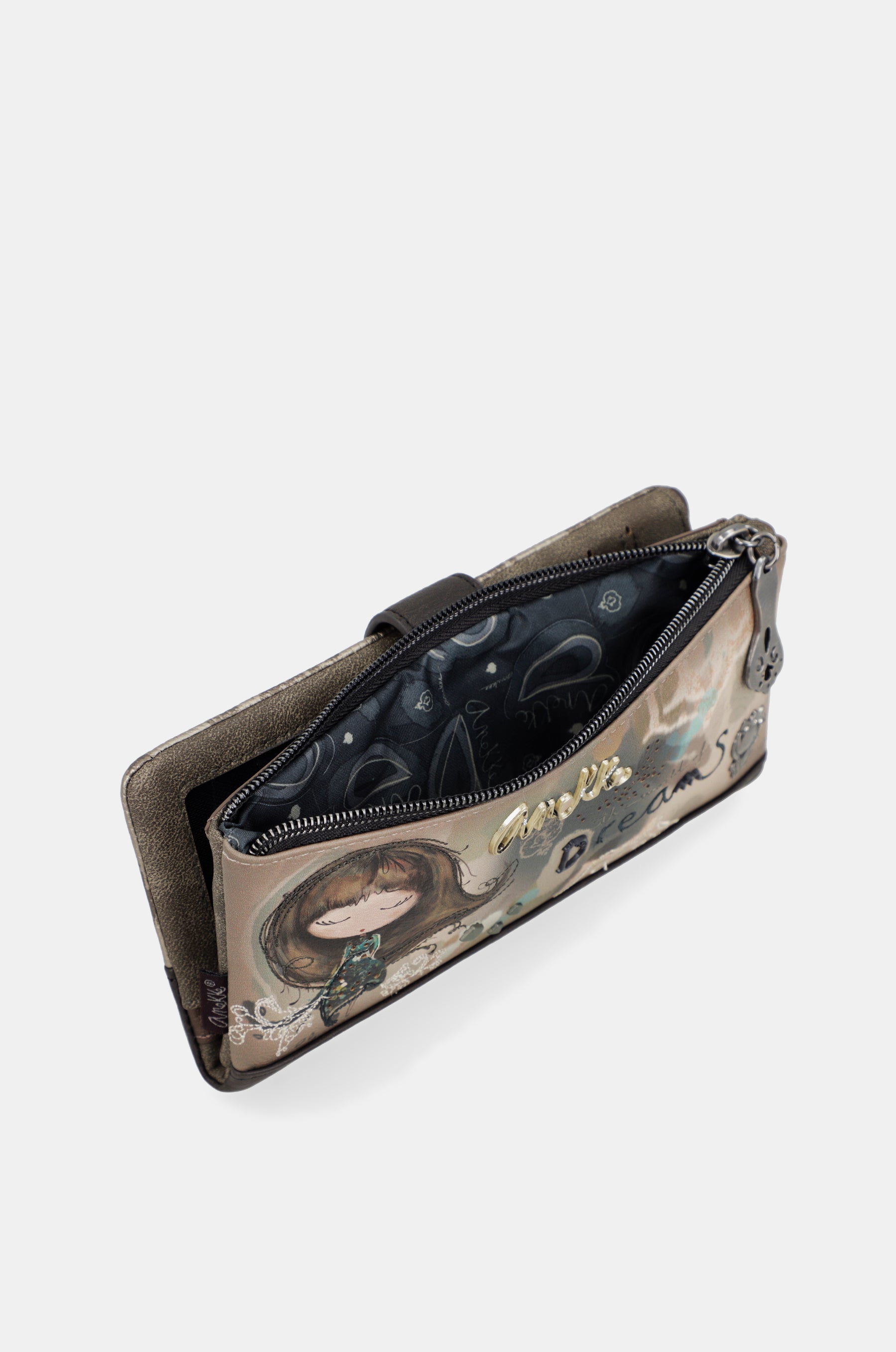 Brieftasche flexibel RFID Real groß