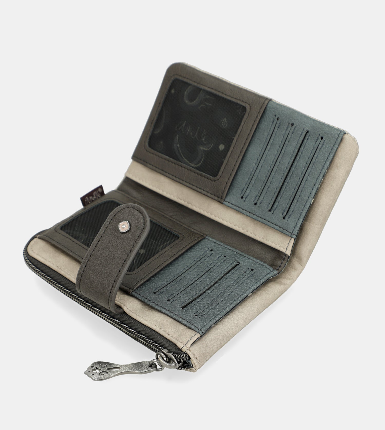 Brieftasche flexibel RFID Real mittelgroß