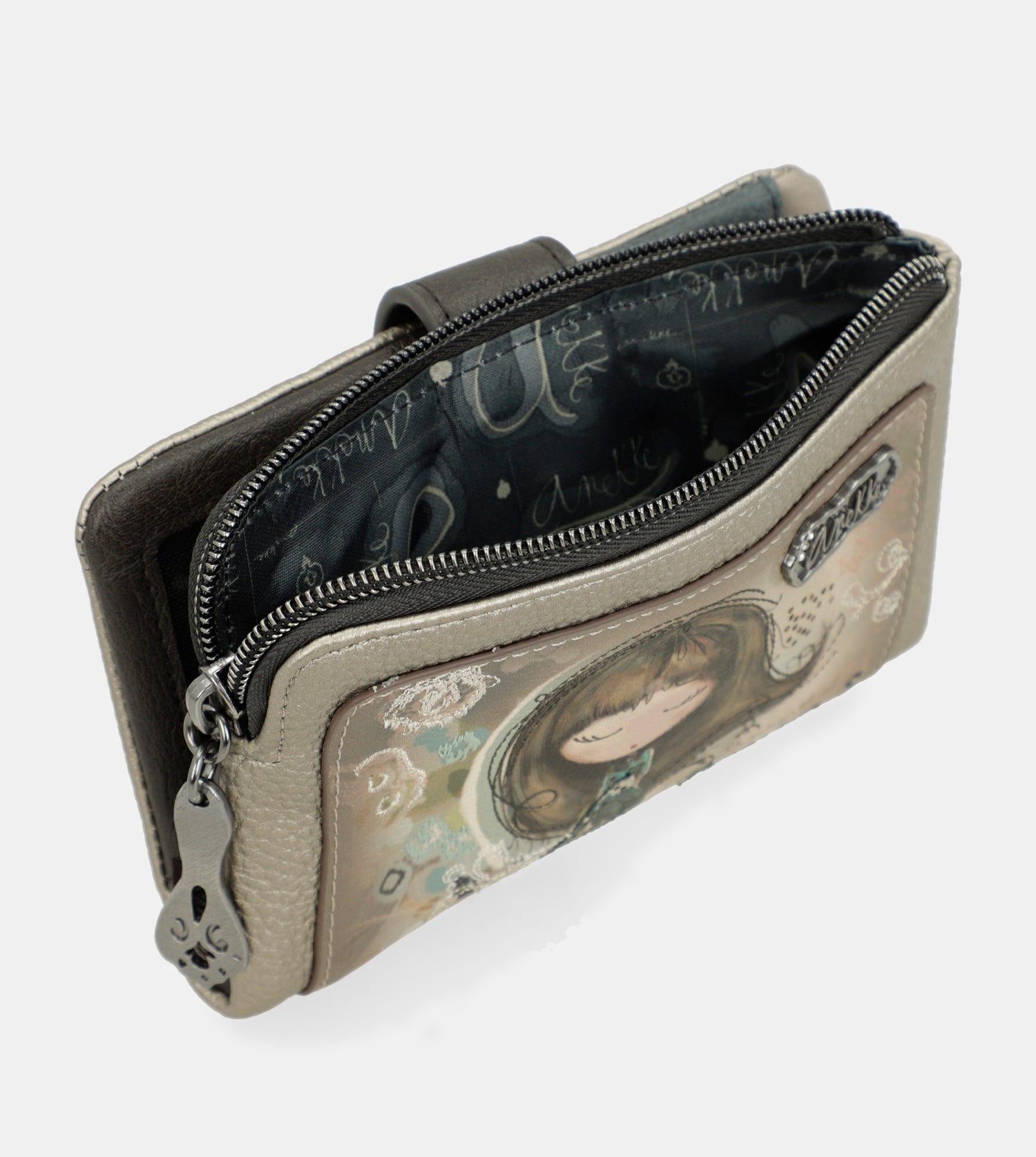 Brieftasche flexibel RFID Real mittelgroß