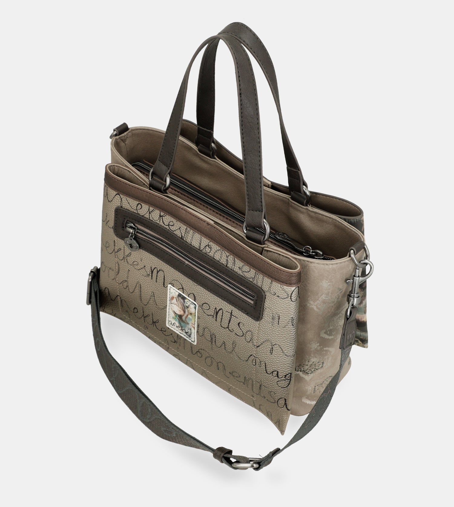 Handtasche mit Umhängeriemen Manifesto