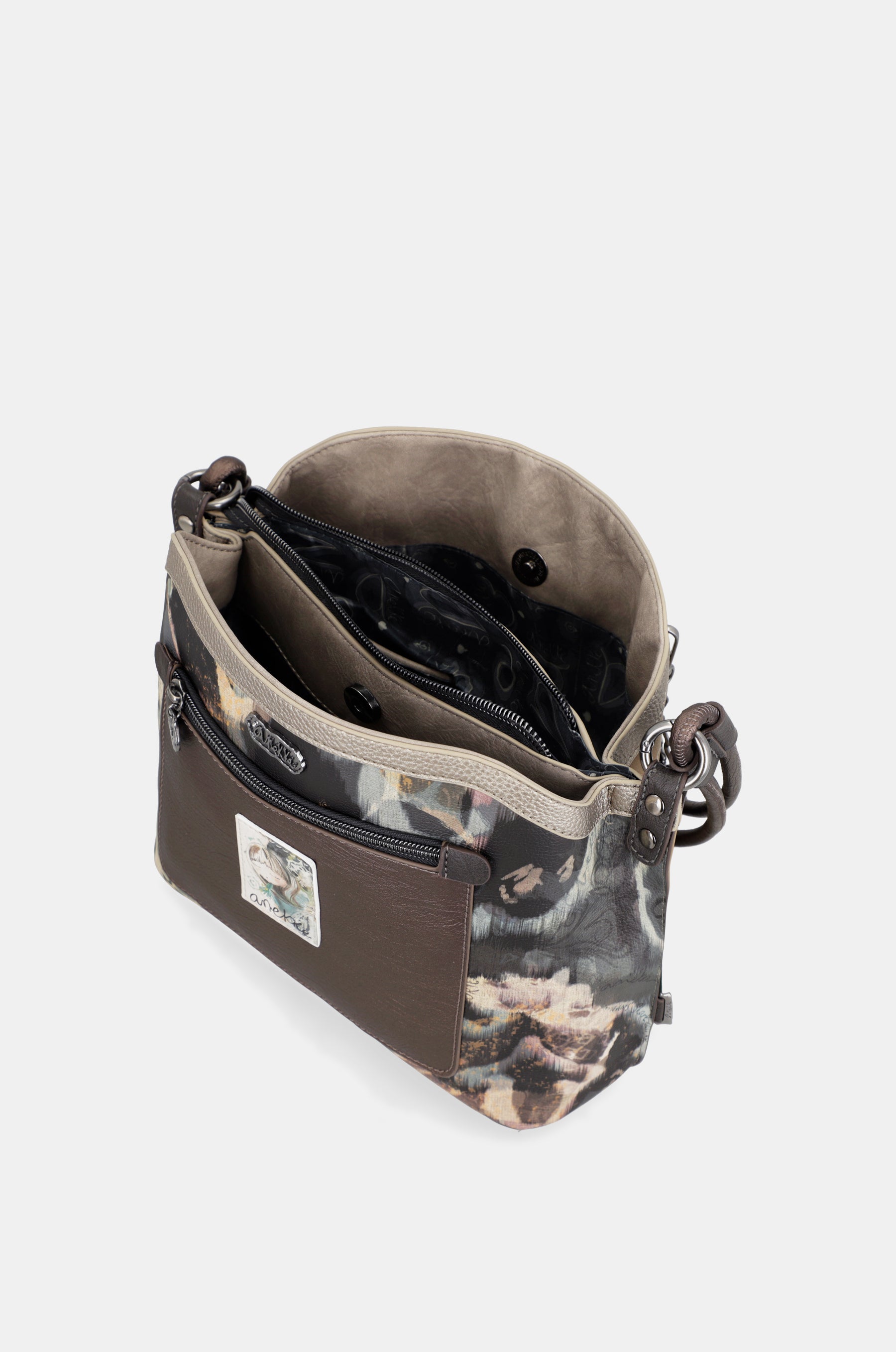 Umhängetasche mit Dreifachfach Manifesto