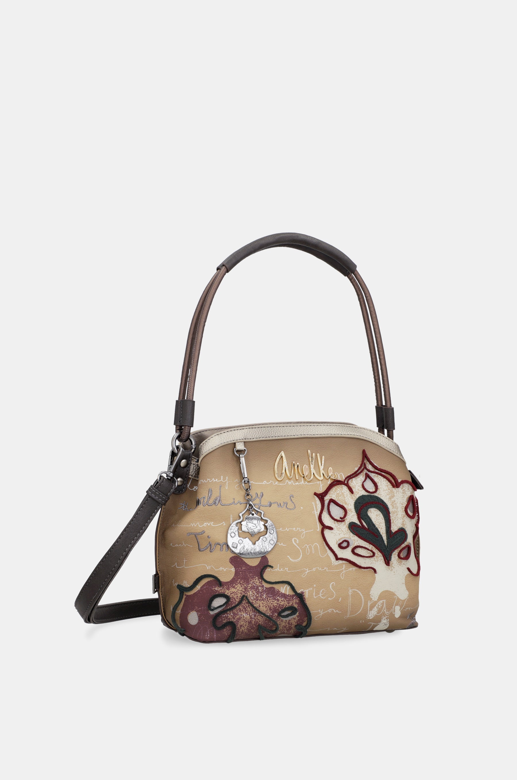 Umhängetasche mit Dreifachfach Manifesto