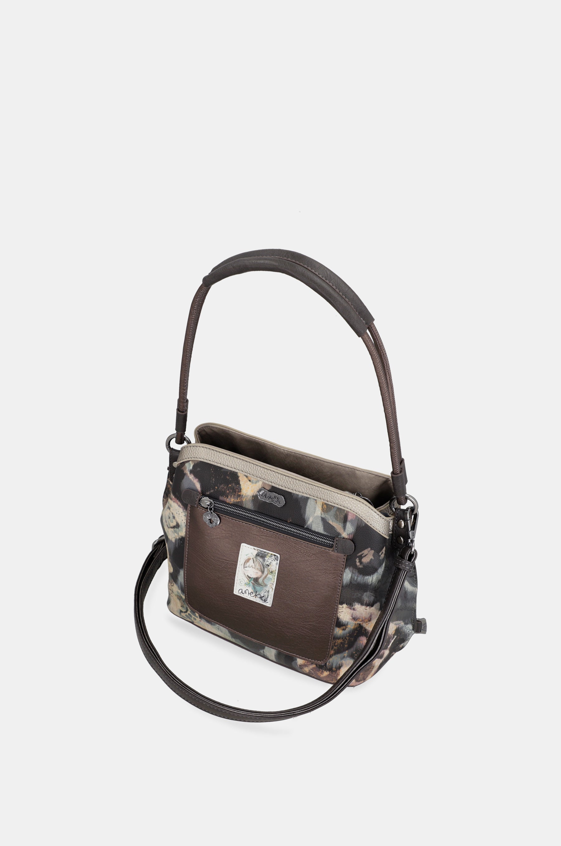 Umhängetasche mit Dreifachfach Manifesto