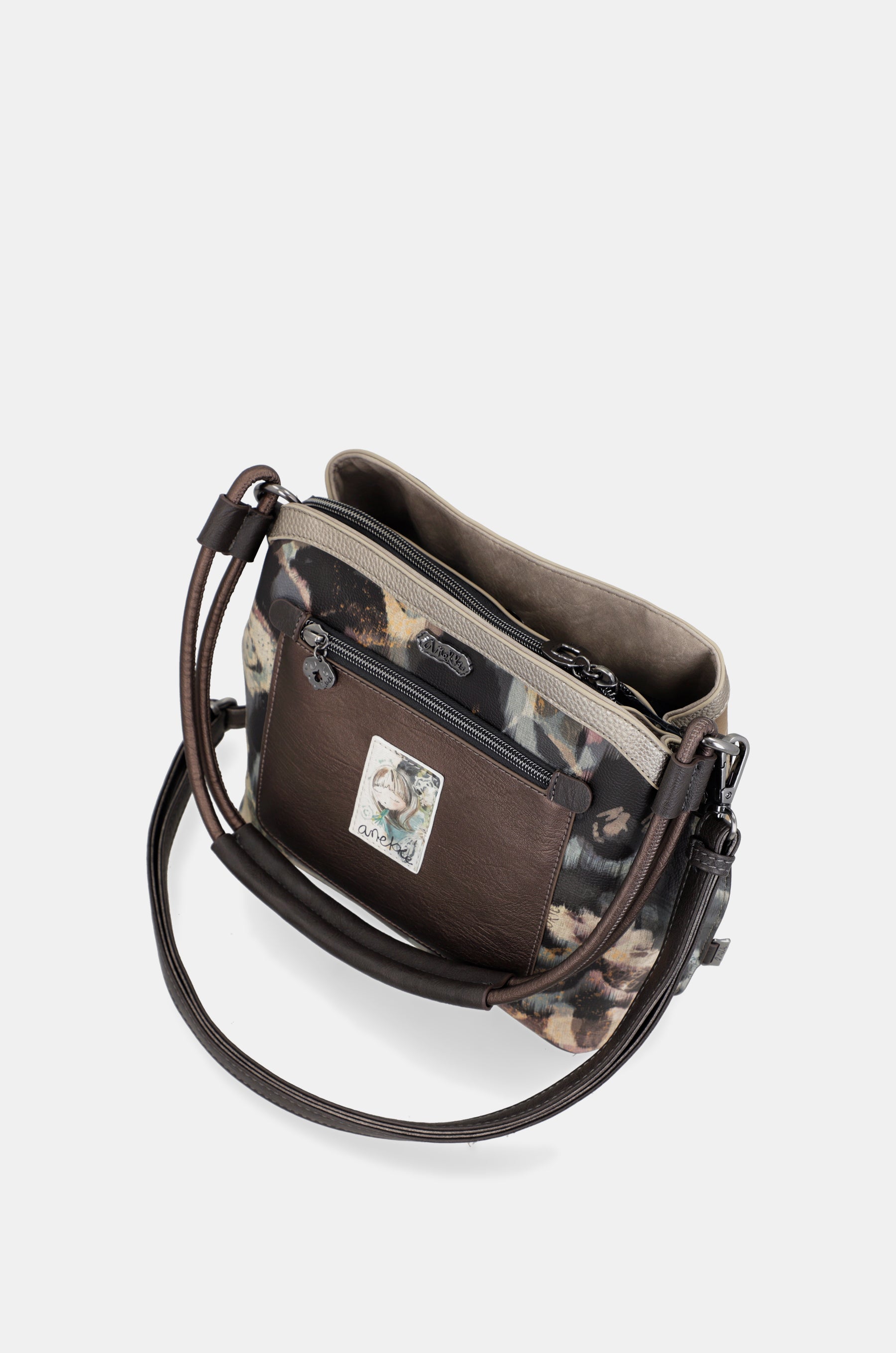 Umhängetasche mit Dreifachfach Manifesto